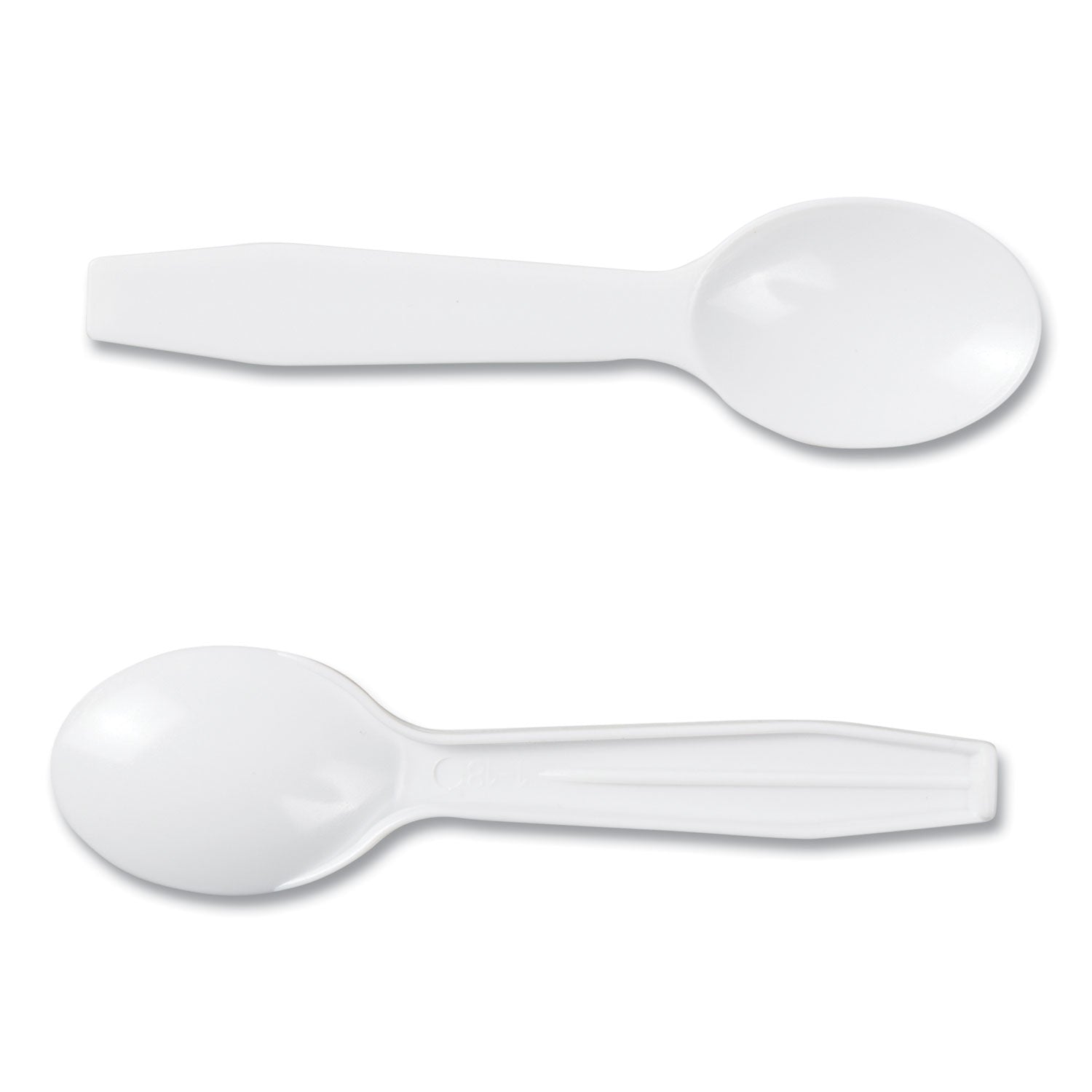 AmerCareRoyal® Polystyrene Taster Spoons, Plastic, 3", White, 3,000/Carton