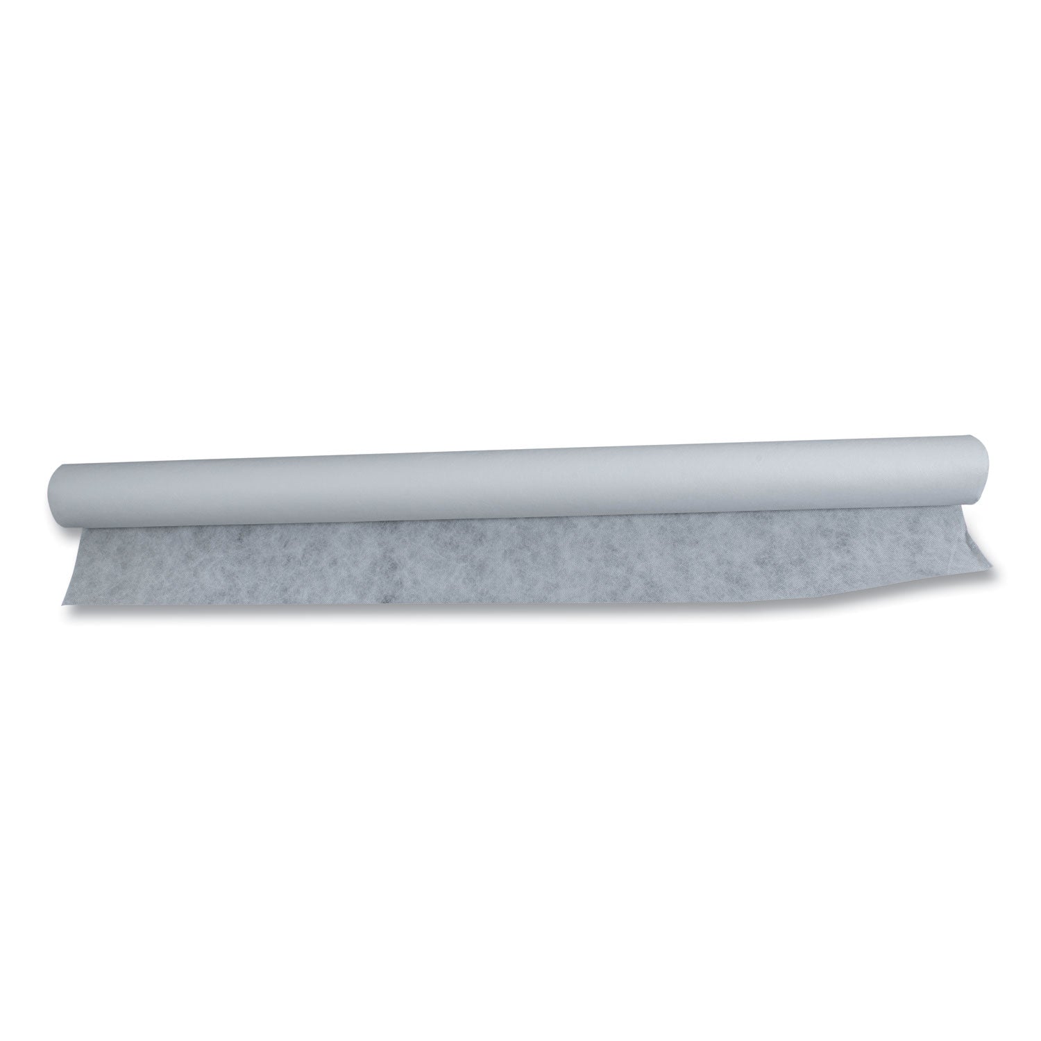 Tablemate® Linen-Soft Non-Woven Polyester Banquet Roll, Cut-To-Fit, 40" X 50 Ft, White