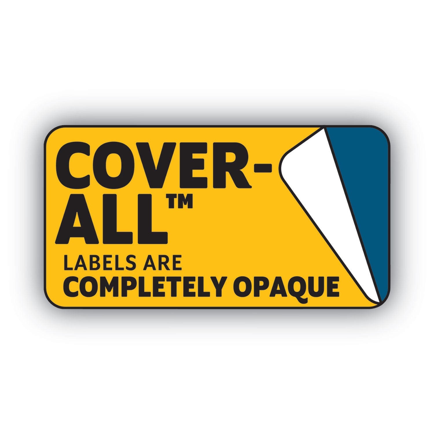 MACO® Cover-All Opaque Laser/inkjet Shipping Labels, Full-Sheet Format, Inkjet/laser Printers, 8.5 X 11, White, 100/box