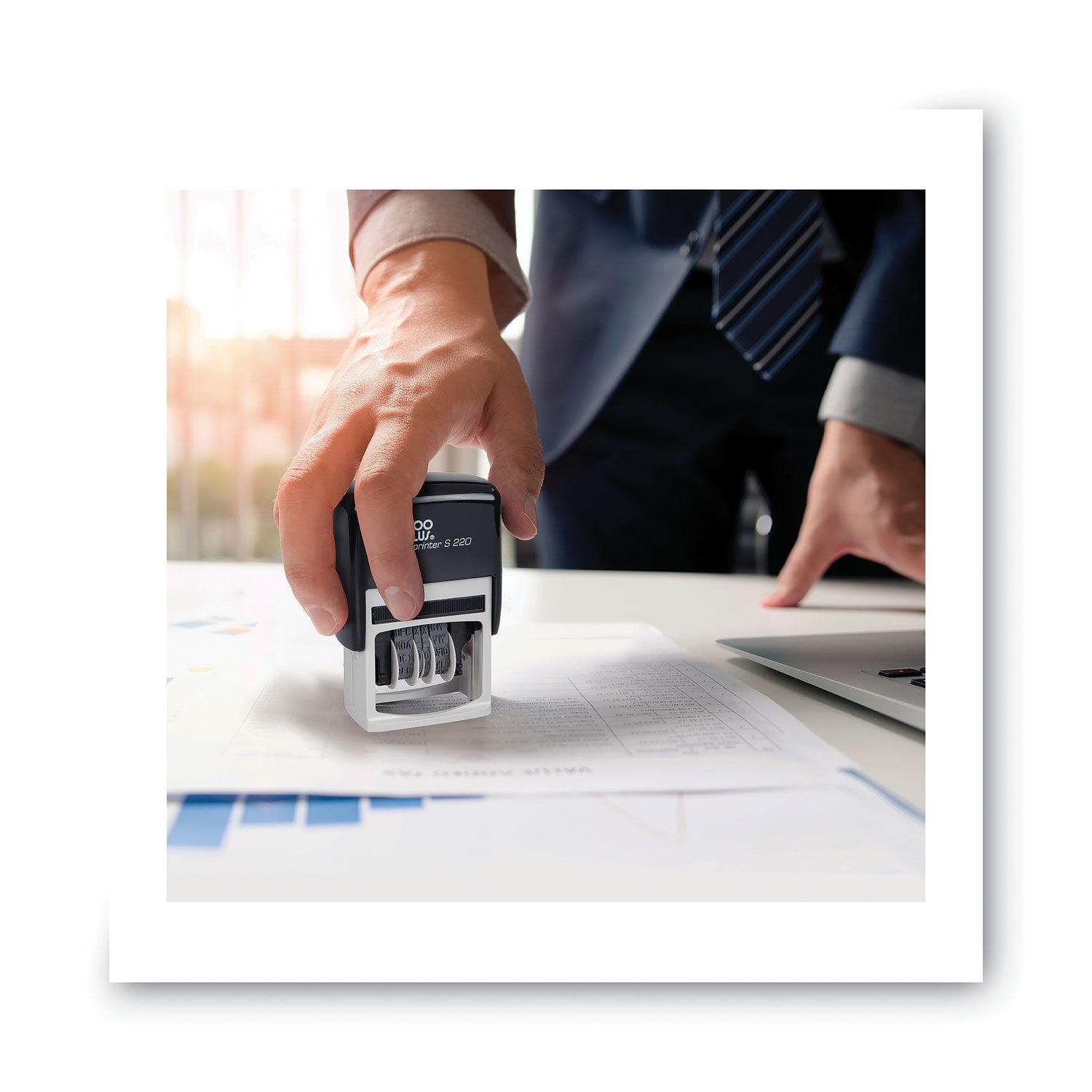 COSCO 2000PLUS® Economy Dater, Self-Inking, Black