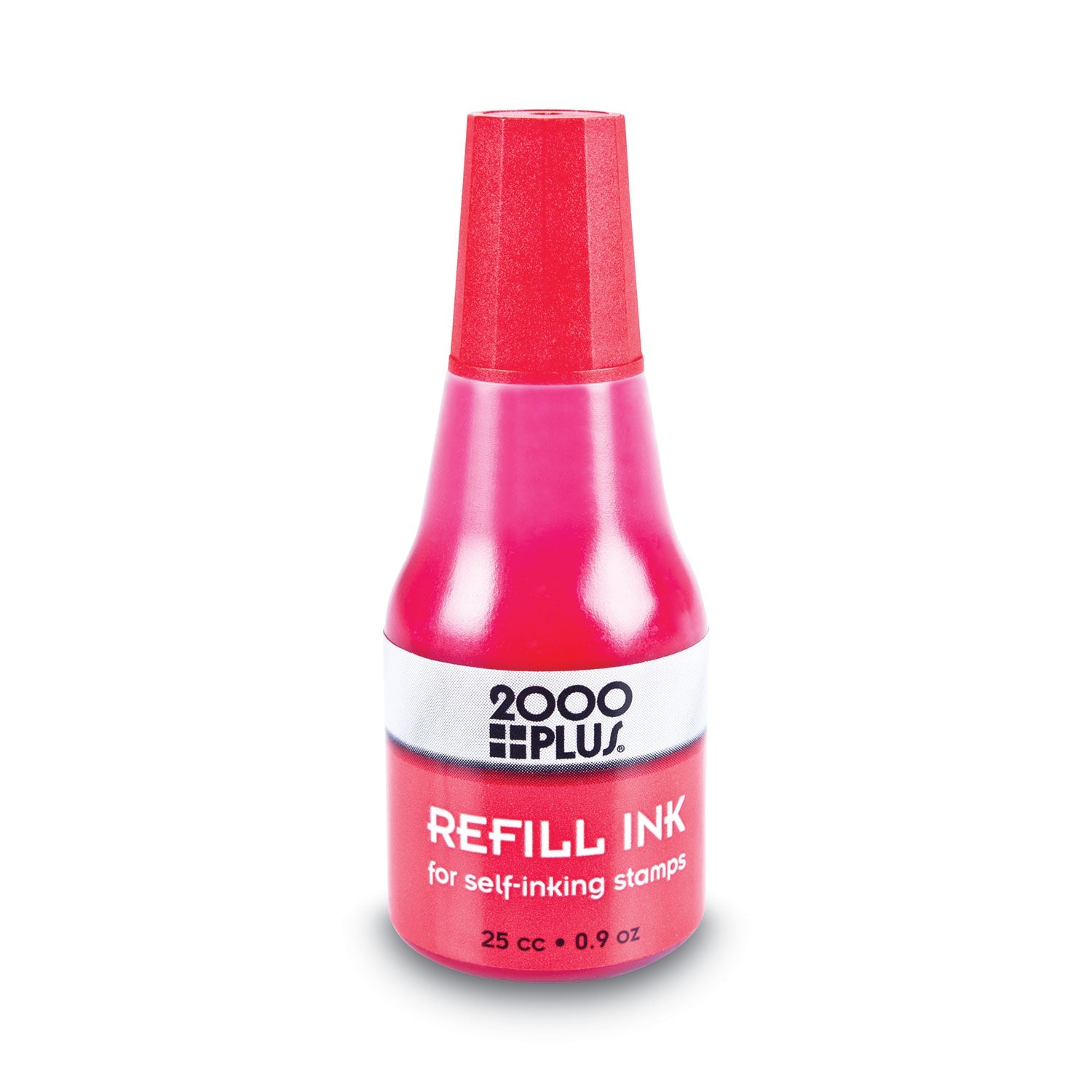 Self-Inking Refill Ink | 0.9 oz Bottle, Red