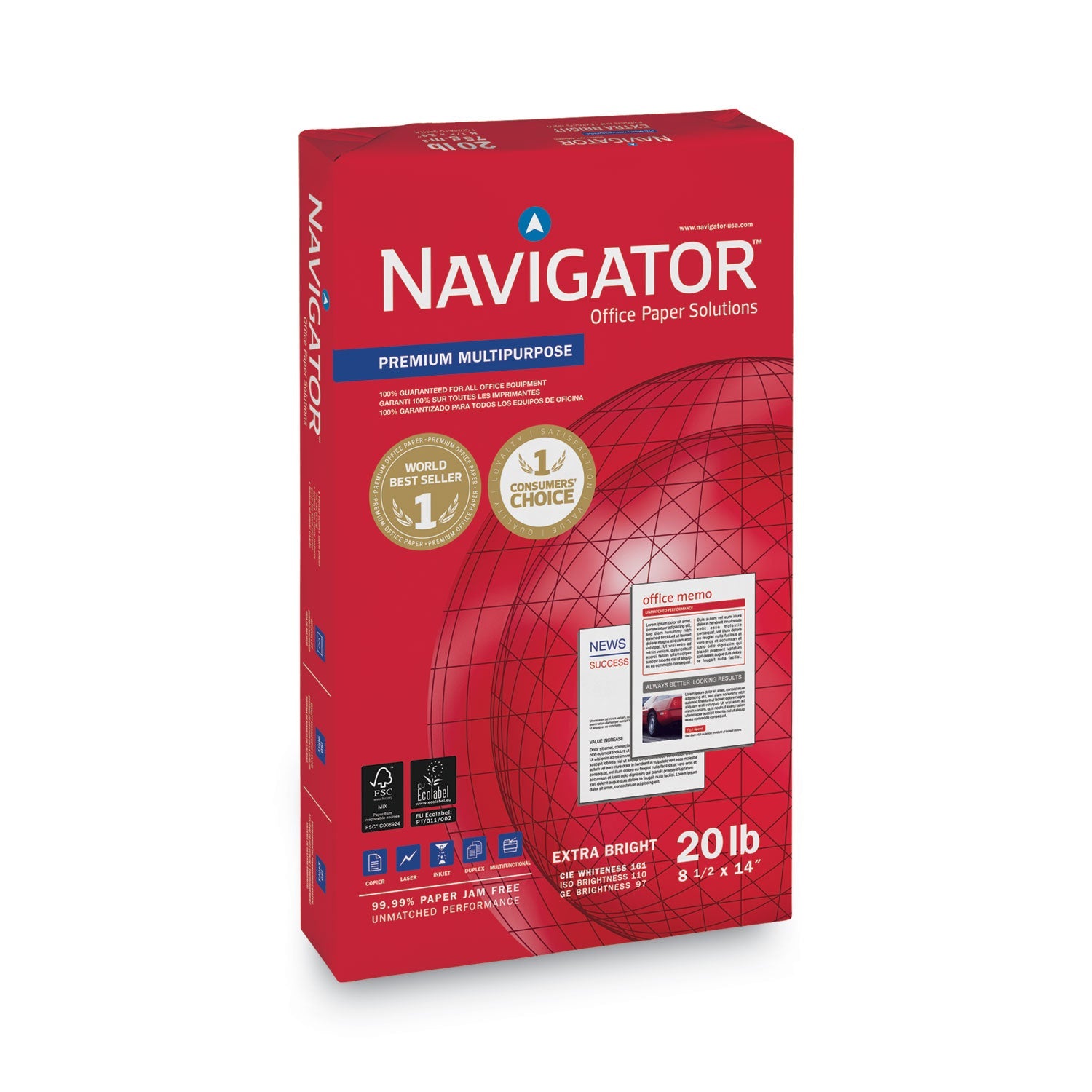 Multipurpose Copy Paper | Navigator® 20lb, Legal