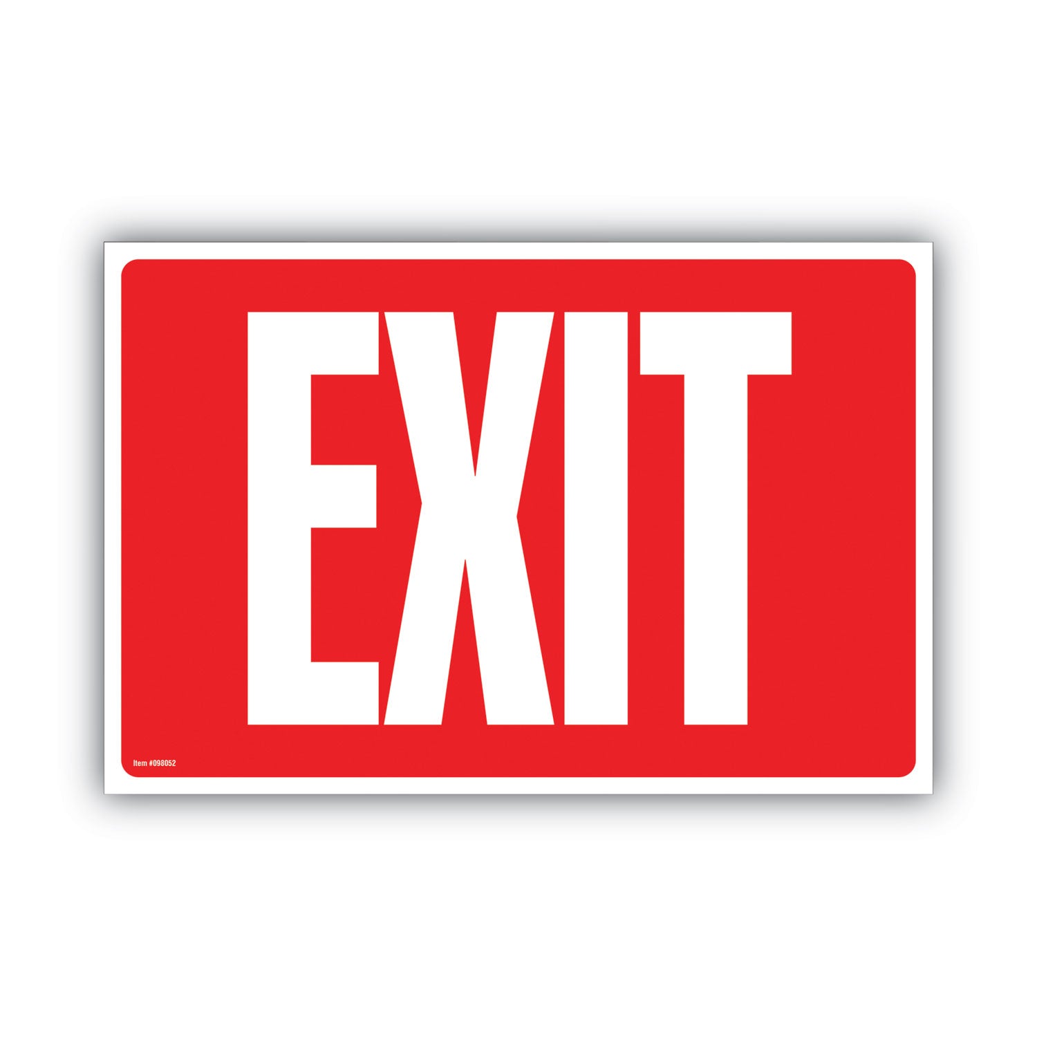 Glow-In-The-Dark Exit Sign | COSCO Safety Sign