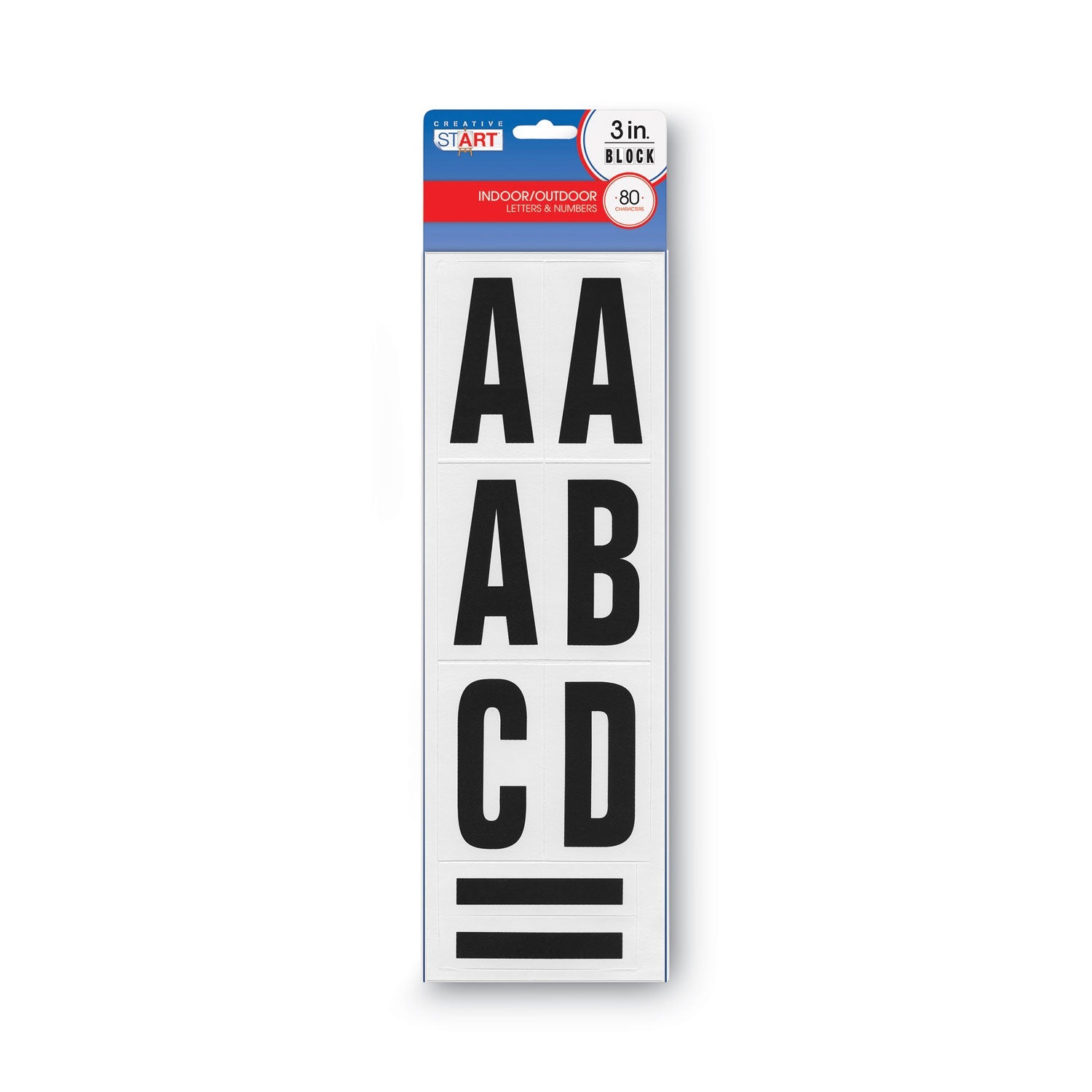 Self-Adhesive Letters & Numbers | 3" Black