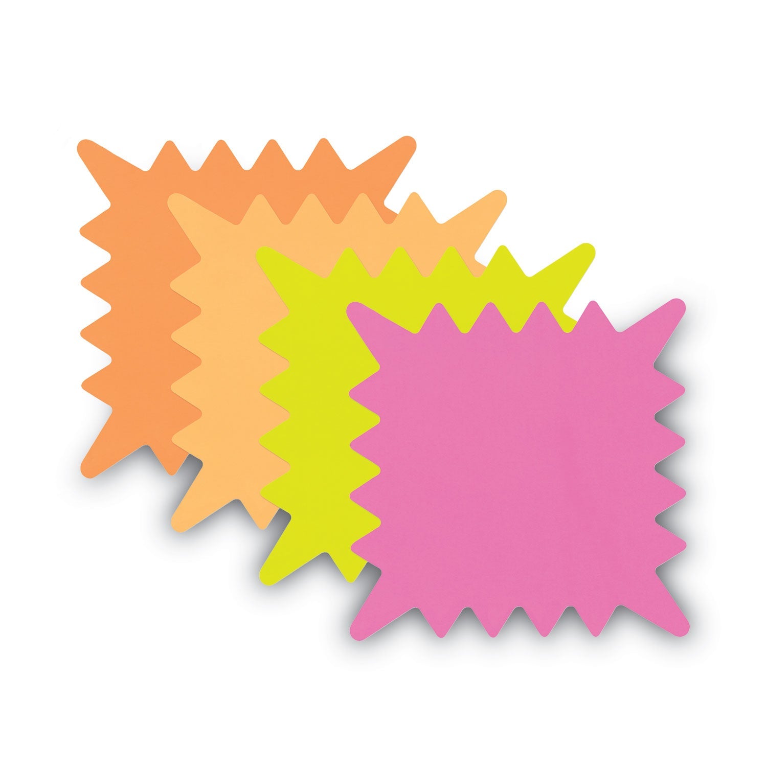Die Cut Paper Signs | Square, 48-Pack