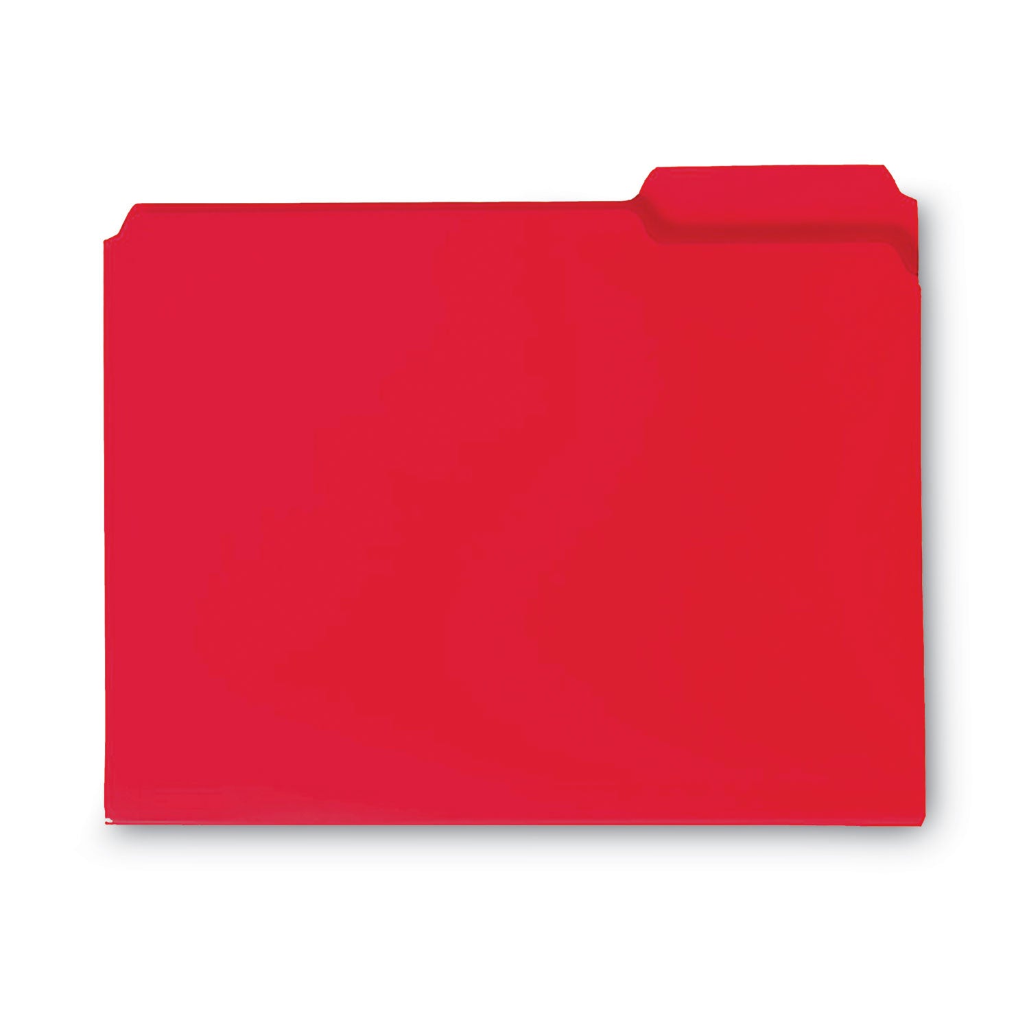 Poly Colored File Folders | Smead Top Tab Red 24/Box
