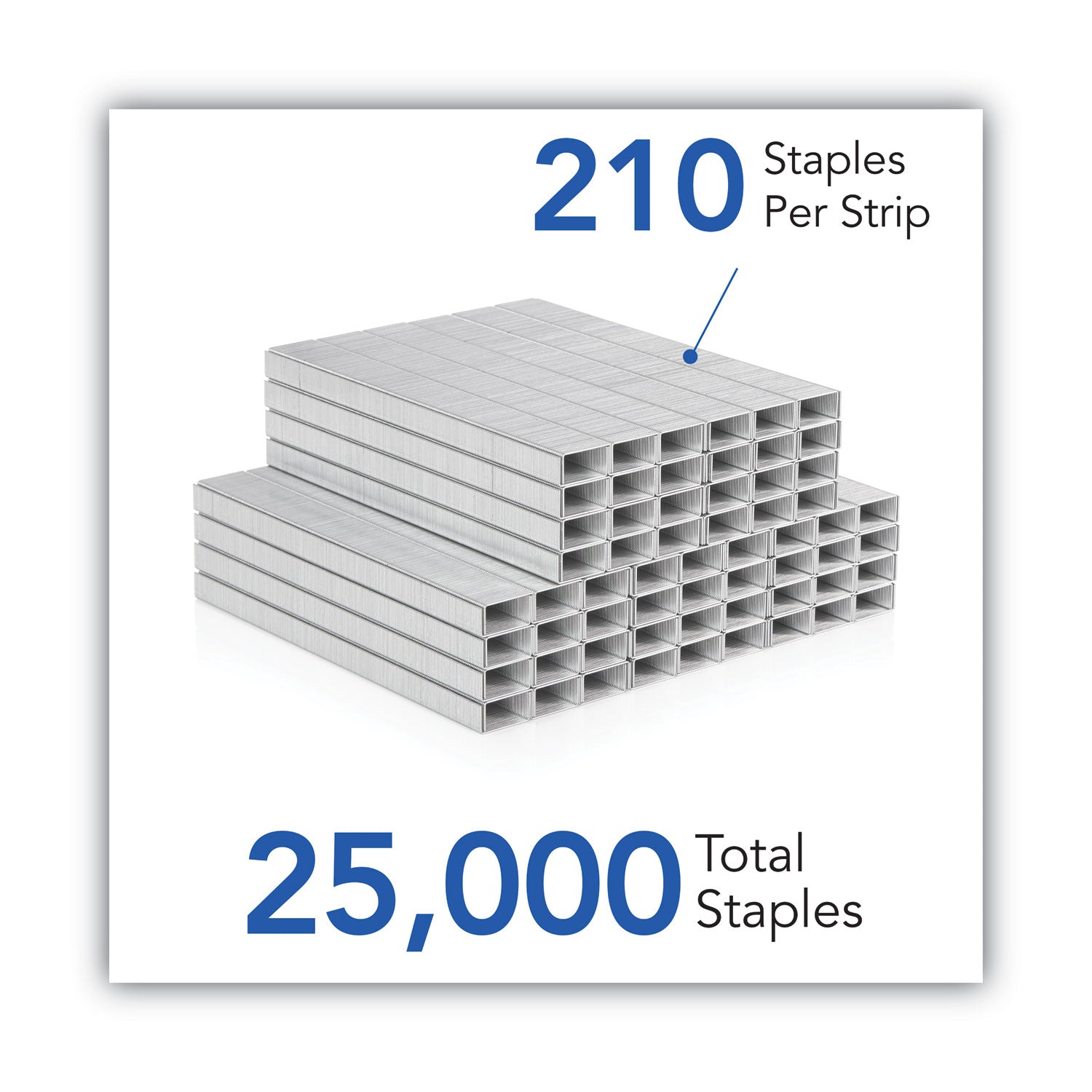 Swingline® S.f. 4 Premium Staples, 0.25" Leg, 0.5" Crown, Silver, 5,000/box, 5 Boxes/pack