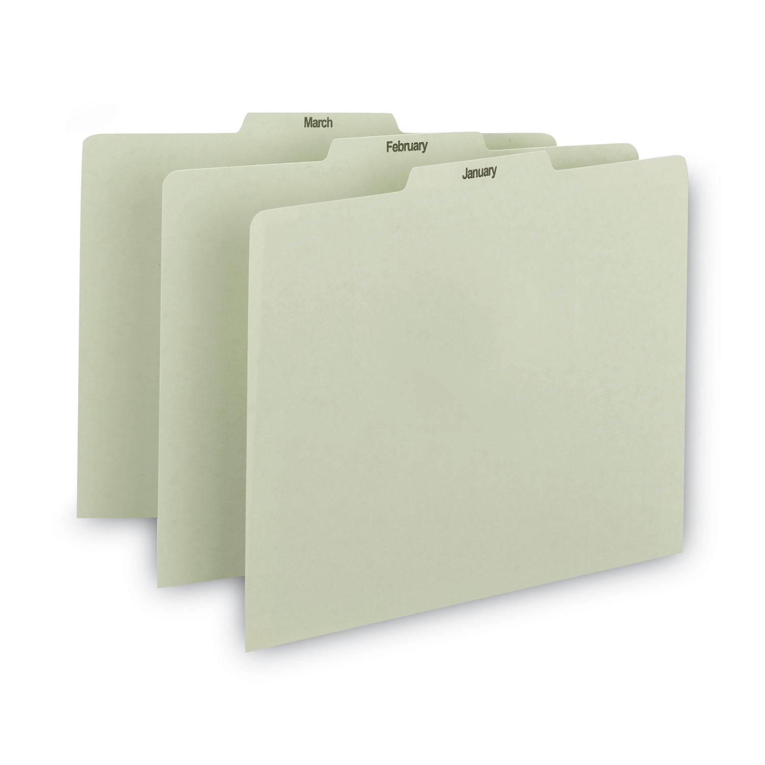 Recycled Monthly File Guides | Smead, Green