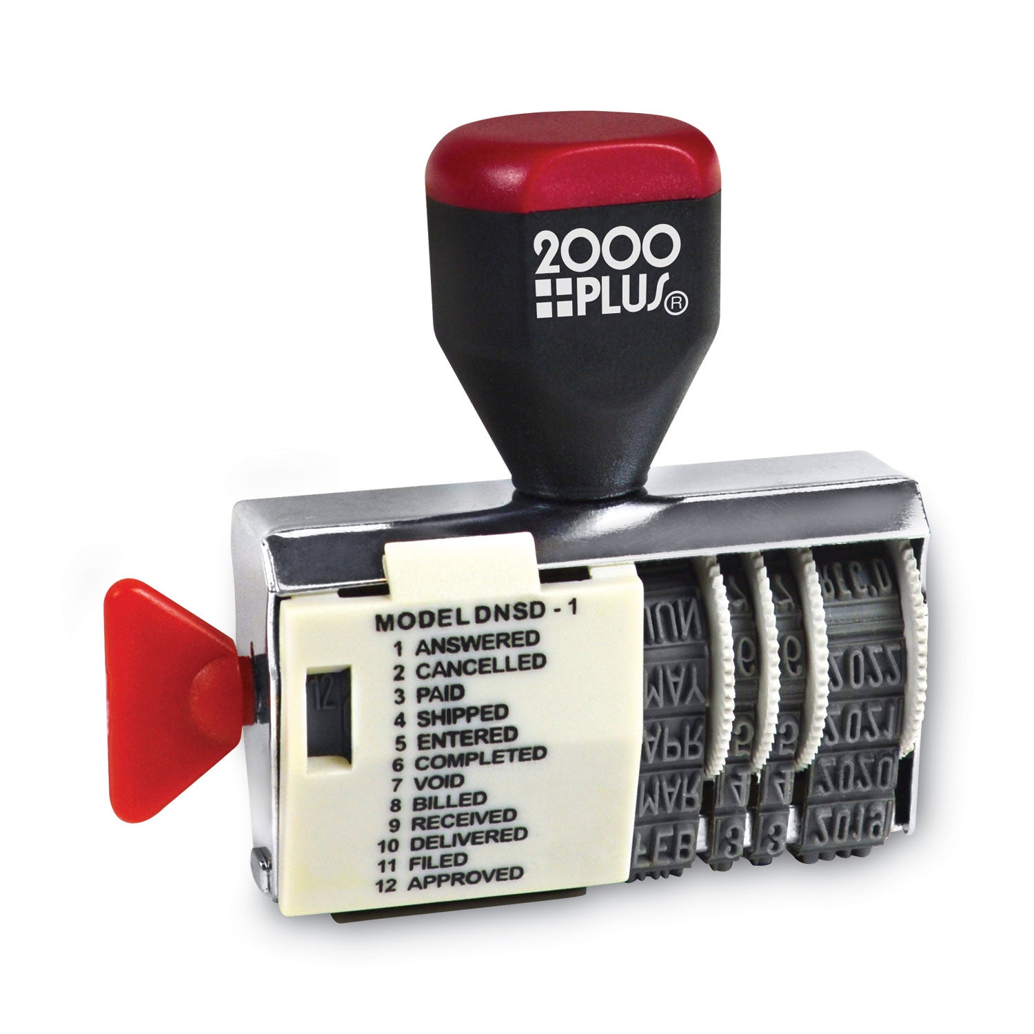 Dial-A-Phrase Date Stamp | 12 Phrases, COSCO
