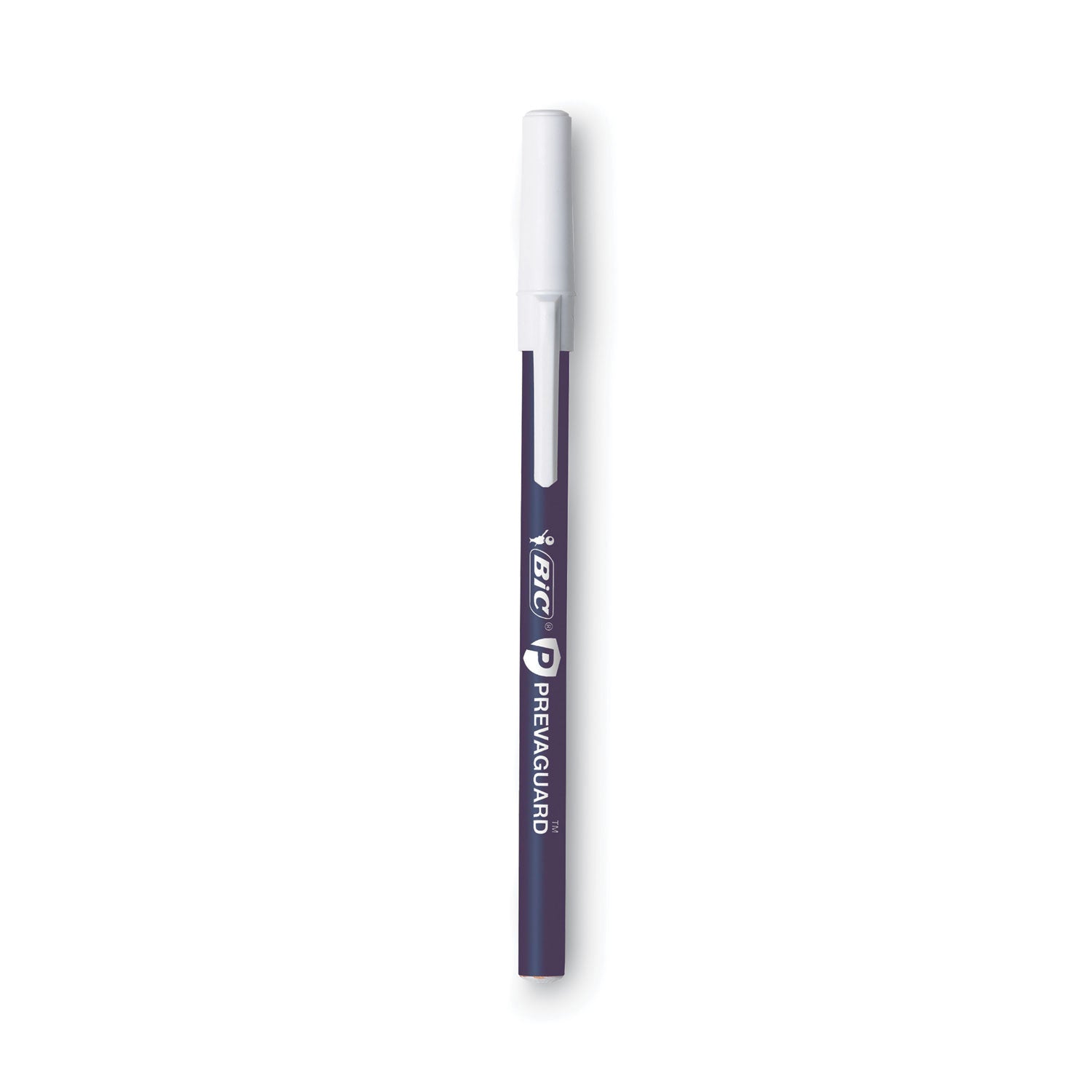 PrevaGuard Round Stic Ballpoint Pen | Blue, 8/Pack