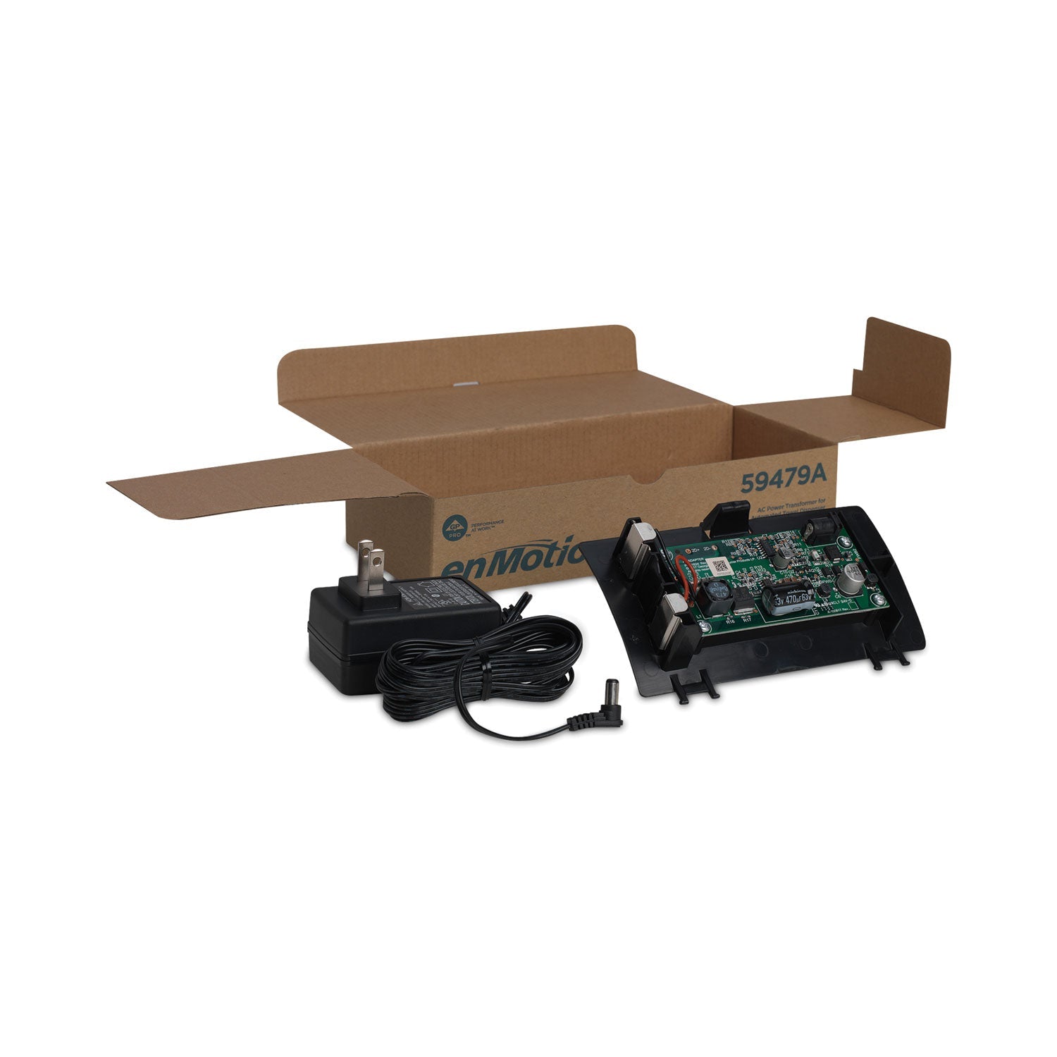 Georgia Pacific® Professional Enmotion Plug-In Ac Power Kit For Recessed Towel Dispensers, Black - Bloom Skins