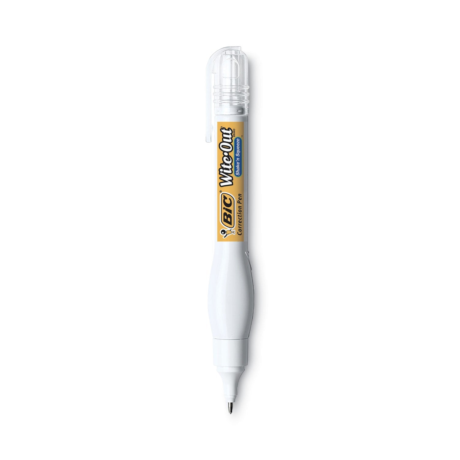 BIC® Wite-Out Shake 'n Squeeze Correction Pen, 8 Ml, White