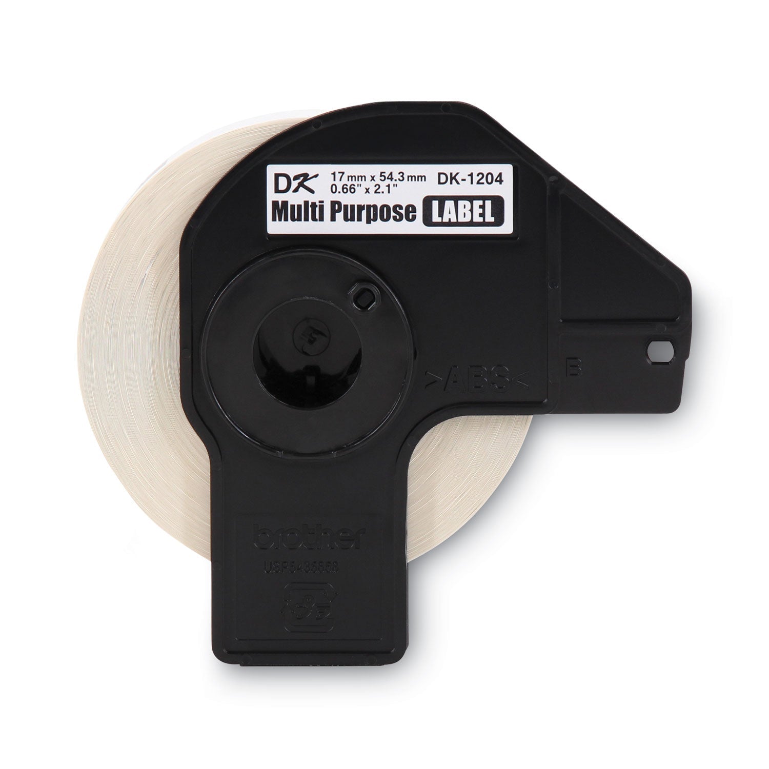 Brother Die-Cut Multipurpose Labels, 0.66" x 2.1", White, 400 Labels/Roll