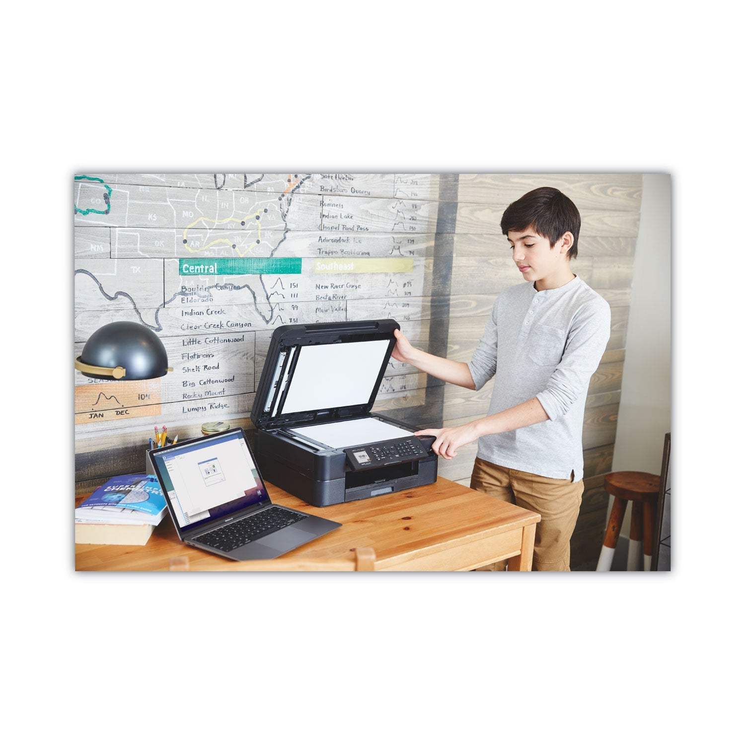 Brother Mfc-J1010dw All-In-One Color Inkjet Printer, Copy/fax/print/scan - Bloom Skins