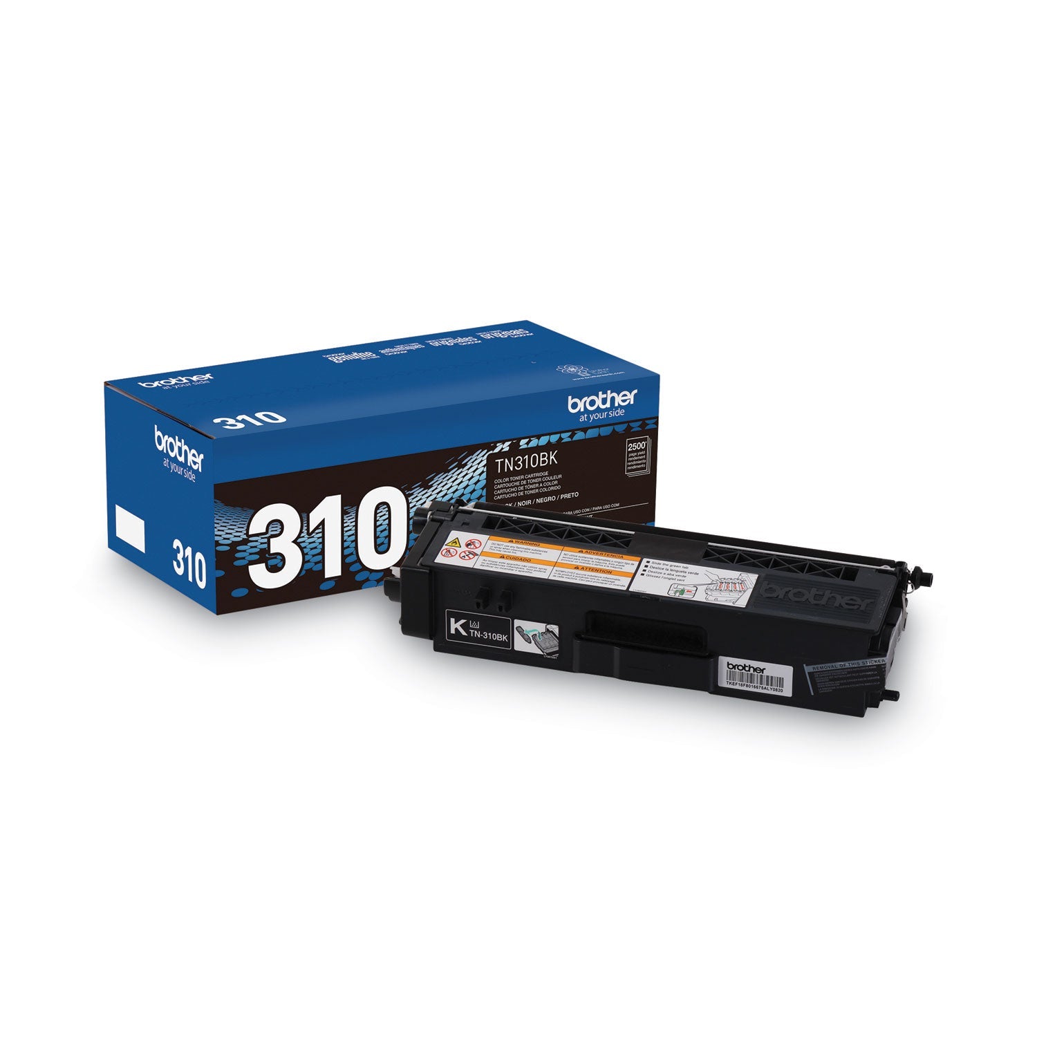 Brother TN310BK Toner | Black, 2,500 Pages