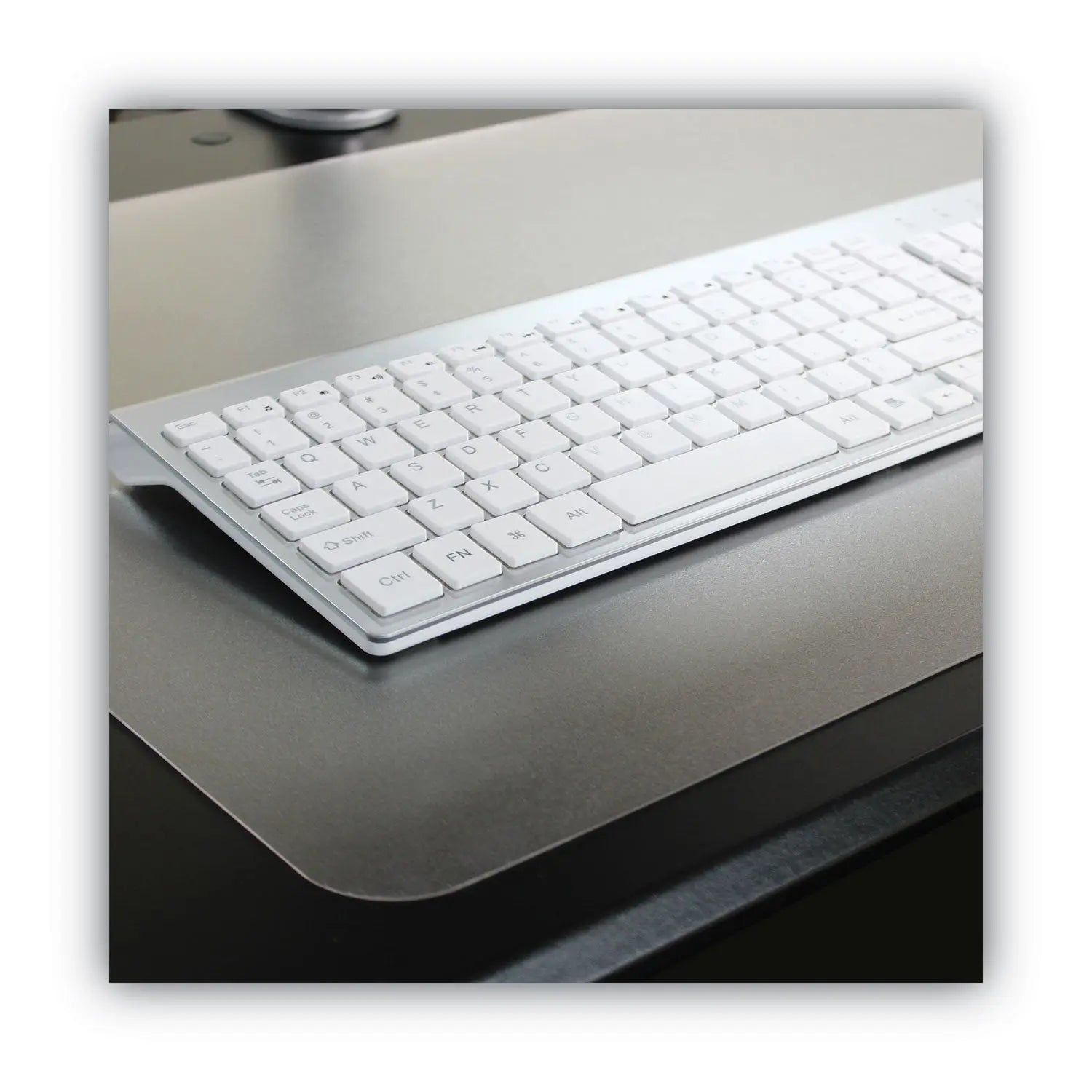 Floortex® desktex polycarbonate desk pad, 22 x 17, clear