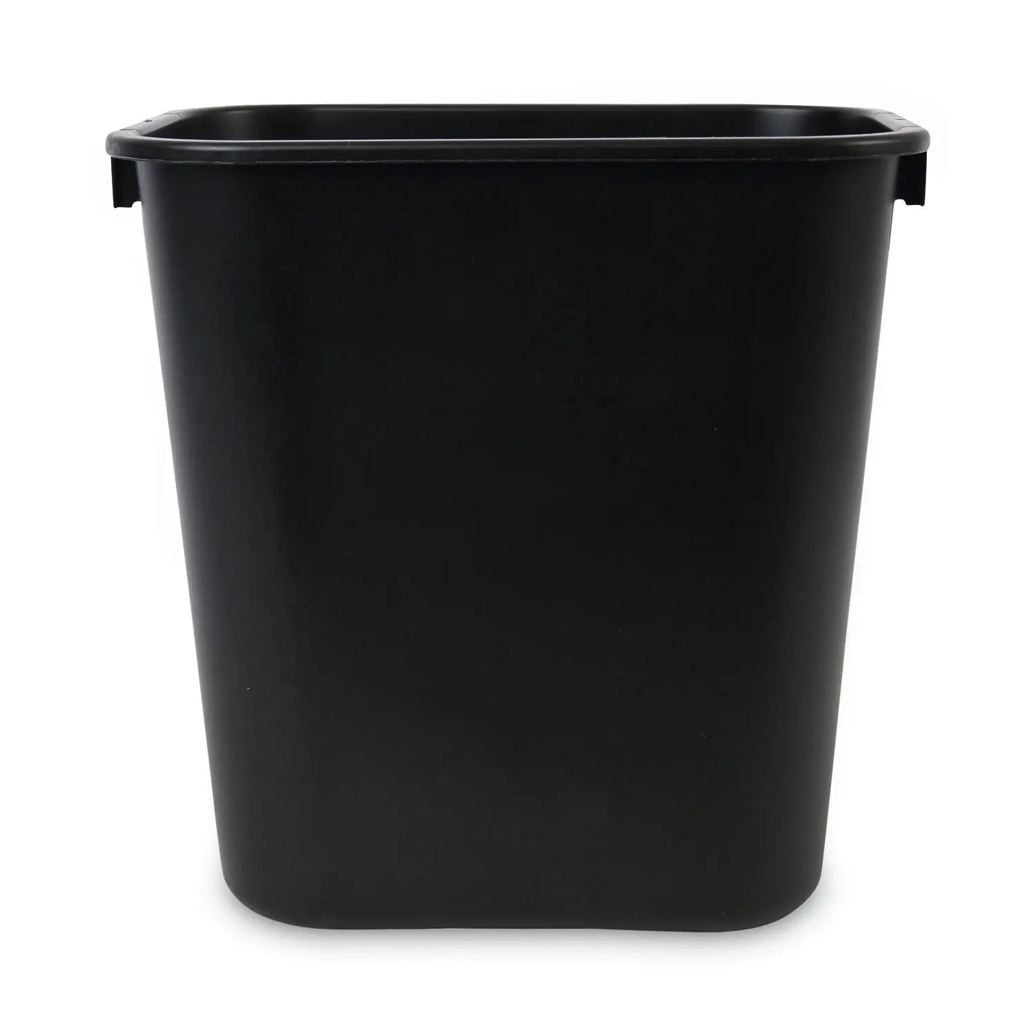 Boardwalk® Soft-Sided Wastebasket, 14 Qt, Plastic, Black