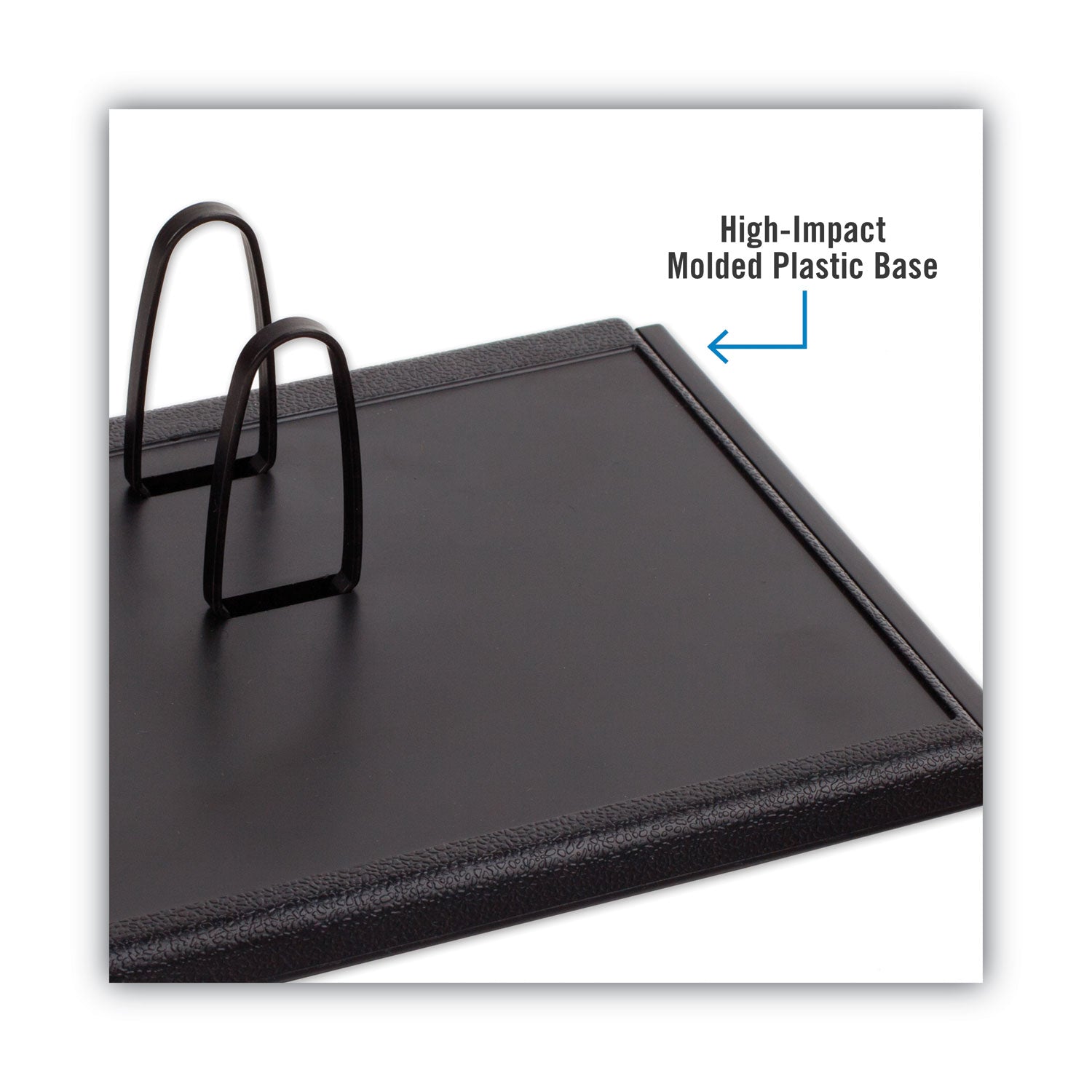 AT-A-GLANCE® Desk Calendar Base for Loose-Leaf Refill, 3 x 3.75, Black