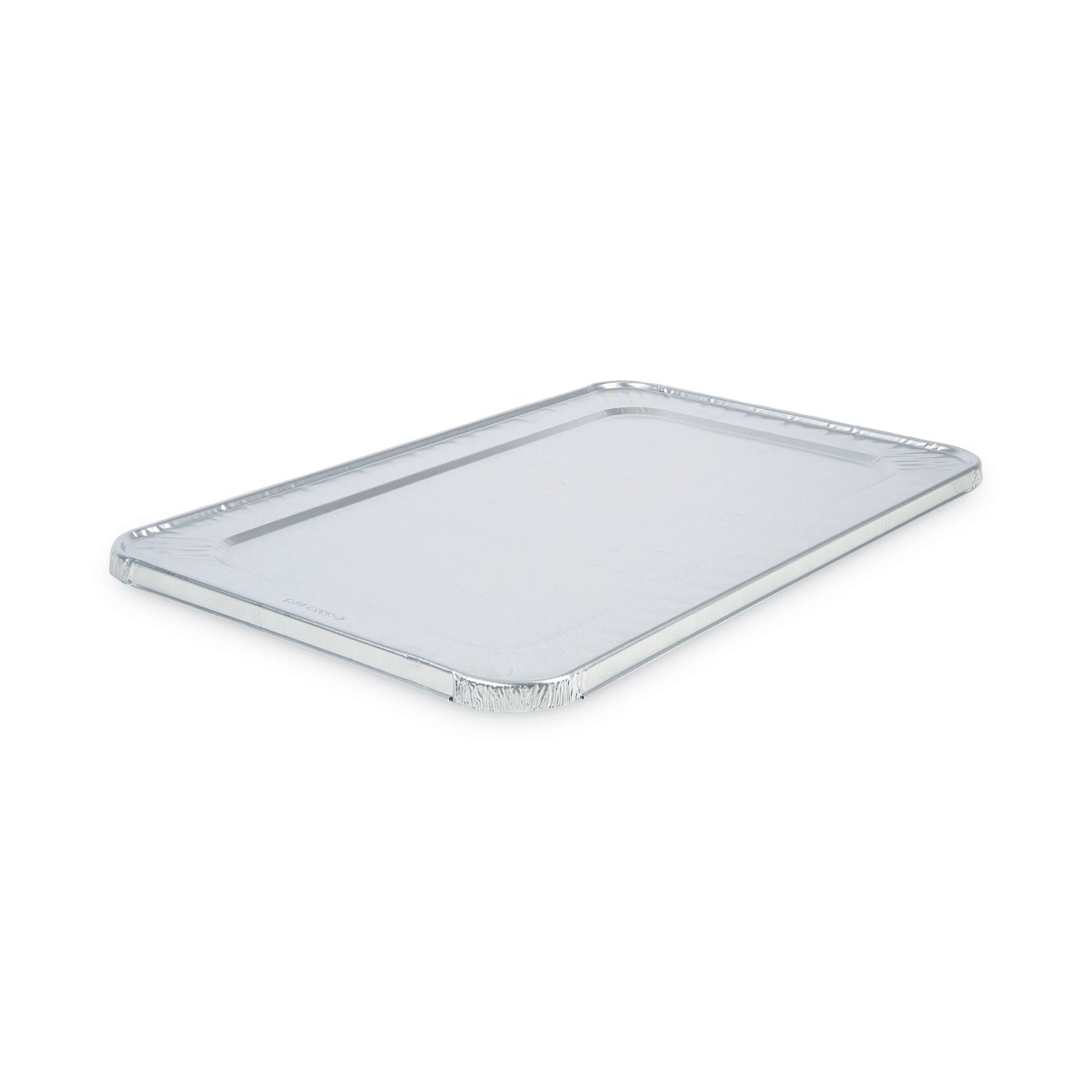 Boardwalk® Aluminum Steam Table Pan Lids, Fits Full-Size Deep Pan, 380 Gauge, 0.63" Deep, 12.88 x 20.81, 50/Carton