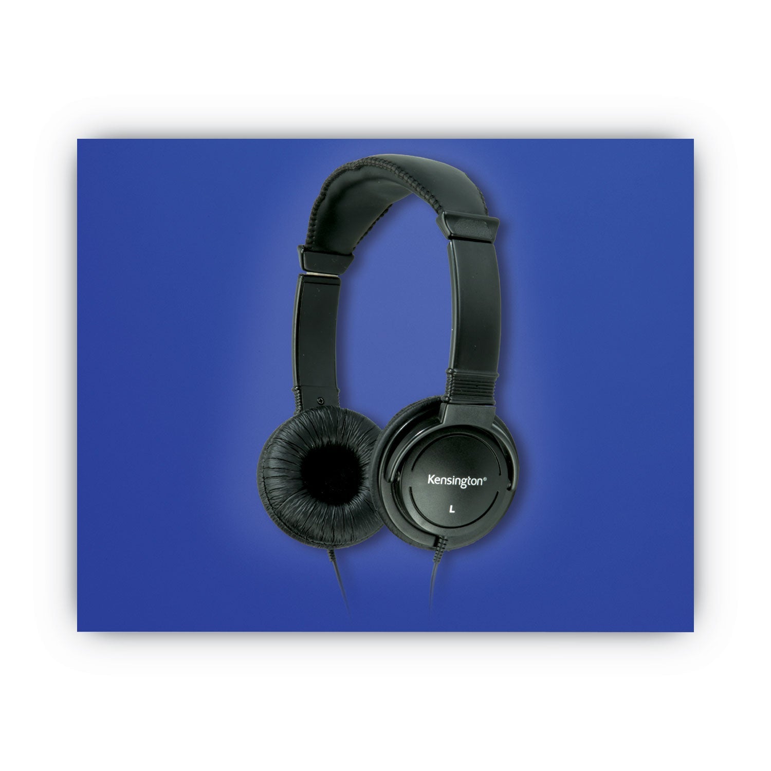 Kensington® Hi-Fi Headphones, Plush Sealed Earpads, Black