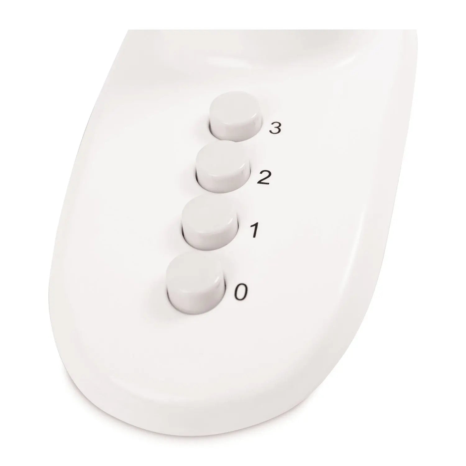 Alera® 12" 3-Speed Oscillating Desk Fan, Plastic, White