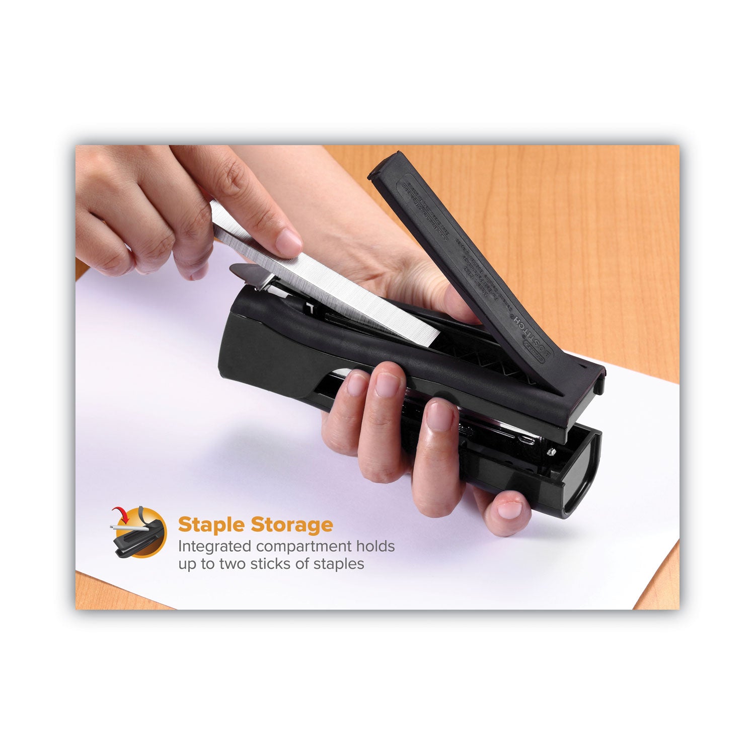 Bostitch® Dynamo Stapler, 20-Sheet Capacity, Black