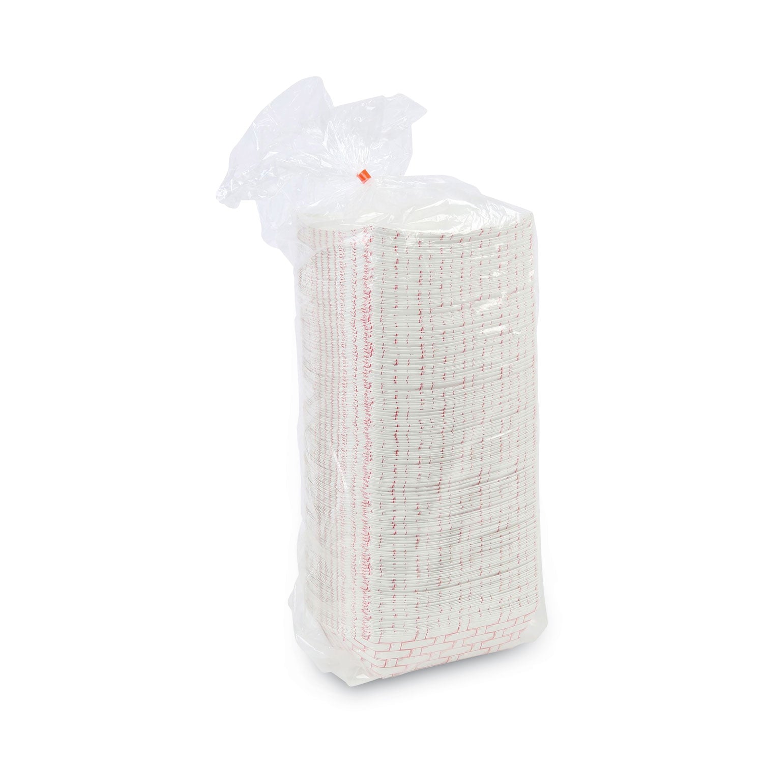 Boardwalk® Paper Food Baskets, 2.5 Lb Capacity, Red/white, 500/carton