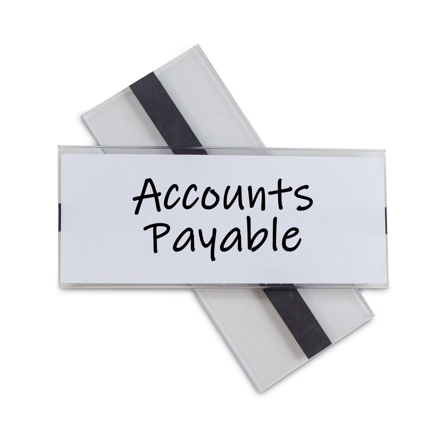 Clear Magnetic Label Holders | 6x2.5, 10-Pack