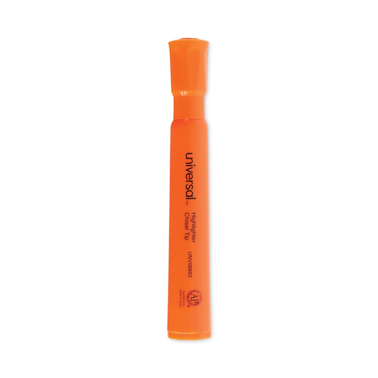 Desk Highlighters | Orange, Chisel Tip, Dozen