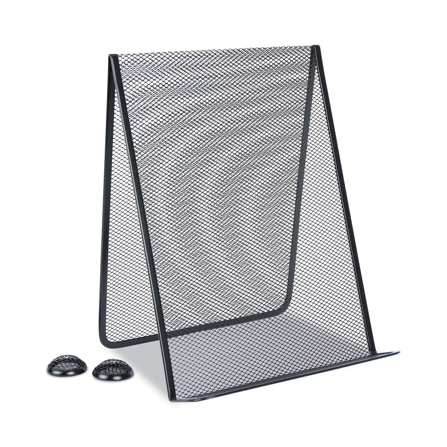 Universal® Metal Mesh Document Holder Free Standing, 35 Sheet Capacity, Metal, Black