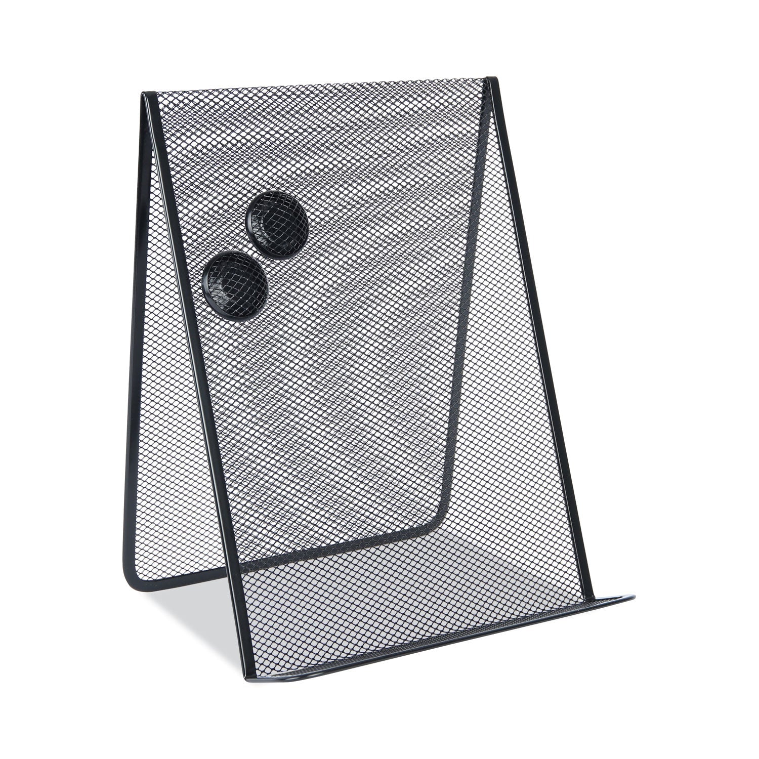 Universal® Metal Mesh Document Holder Free Standing, 35 Sheet Capacity, Metal, Black