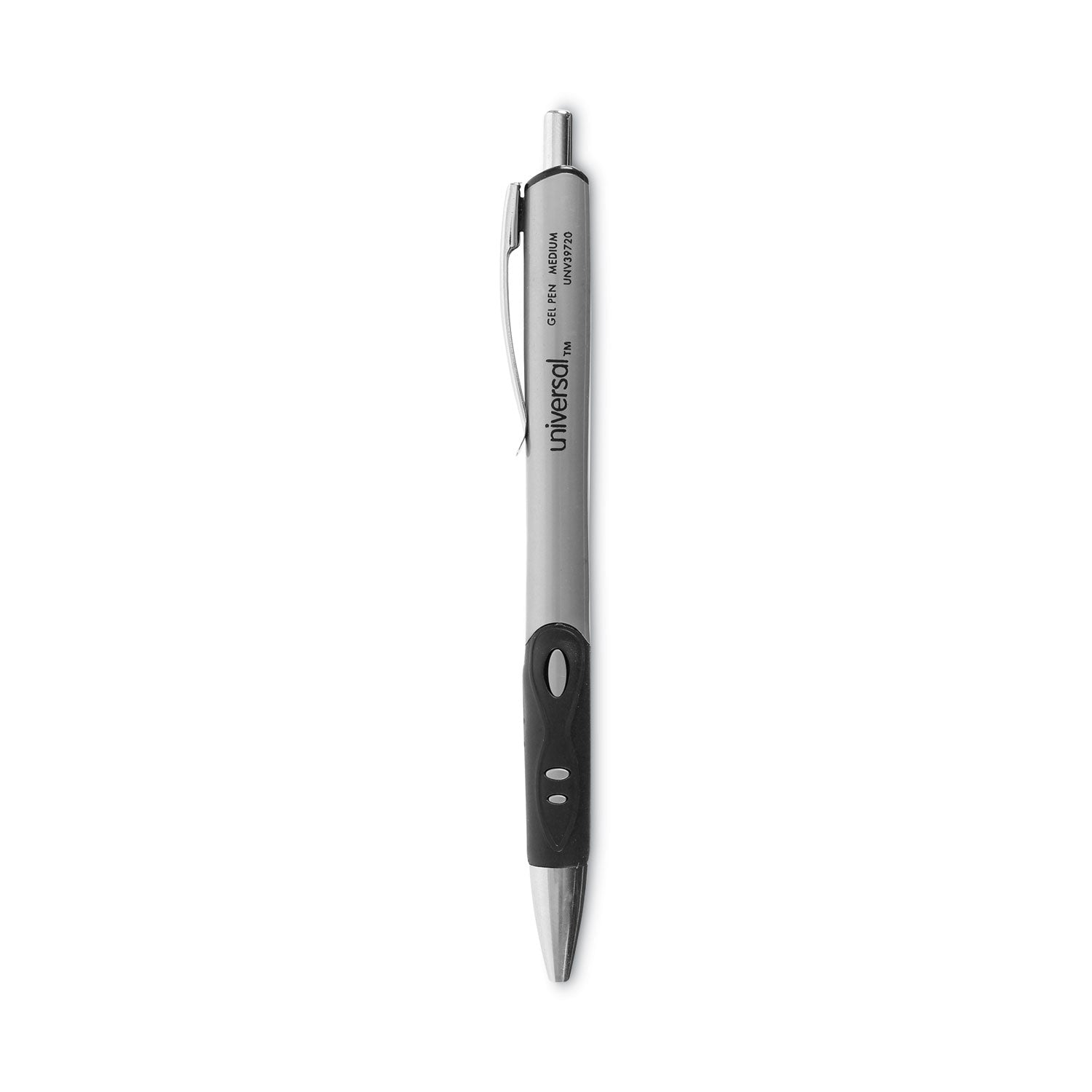 Comfort Grip Gel Pen | Black, Medium, Dozen