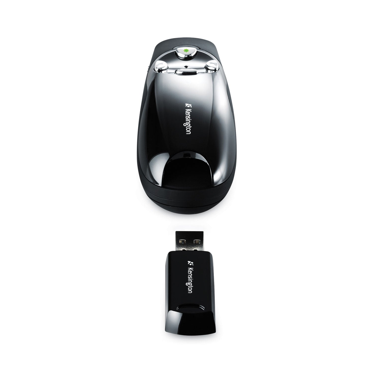 Kensington® Wireless Presenter Pro With Green Laser, Class 2, 150 Ft Range, Black
