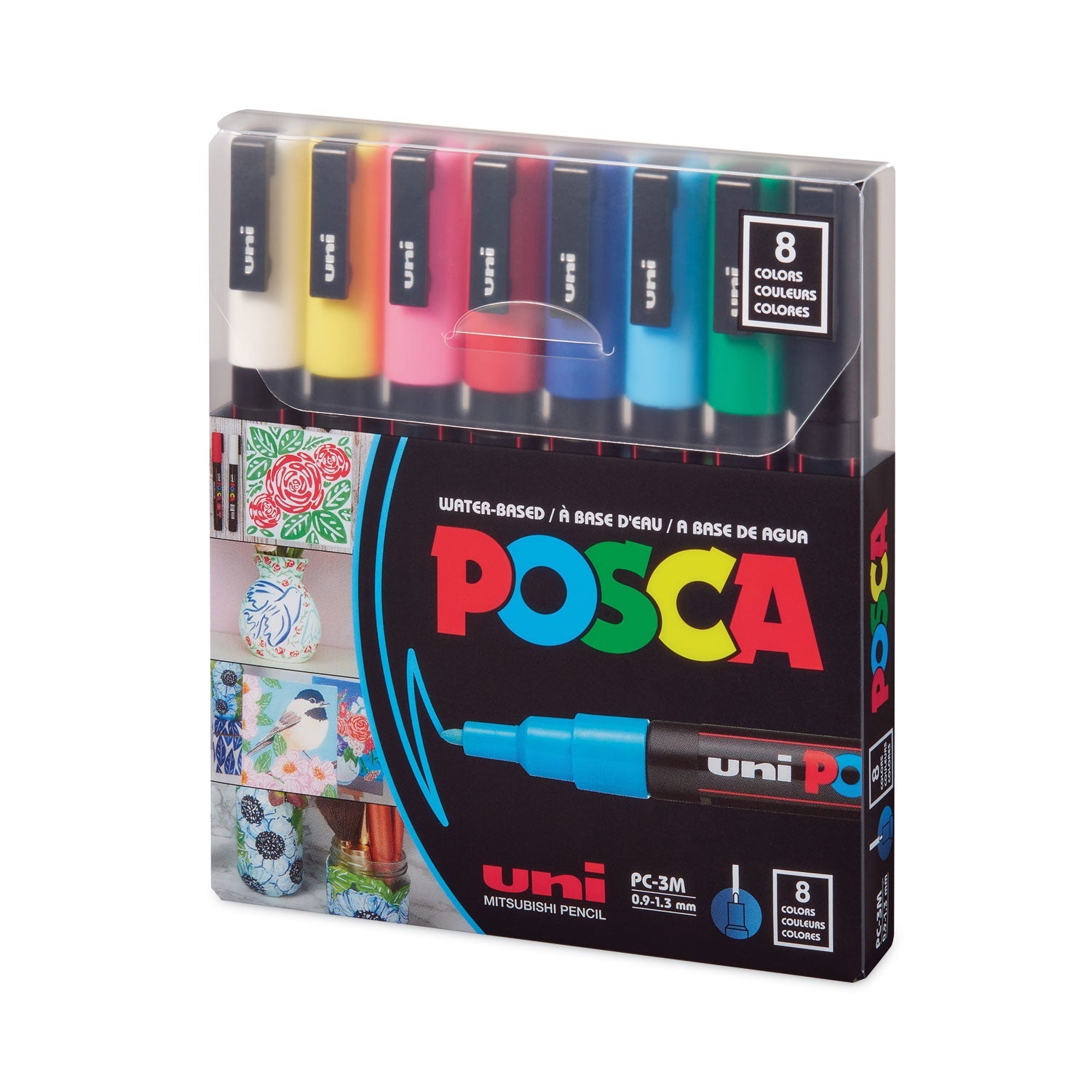 Water-Based Paint Markers | 8-Pack Fine