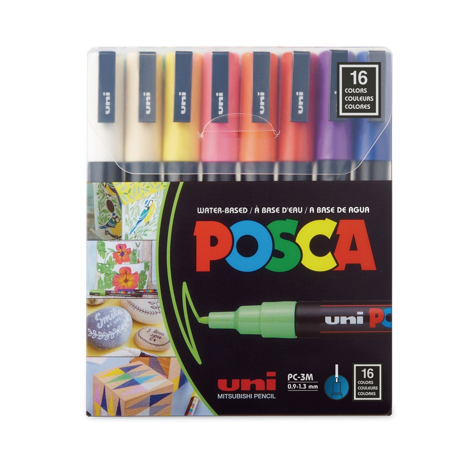 Water-Based Paint Markers | 16-Pack Fine