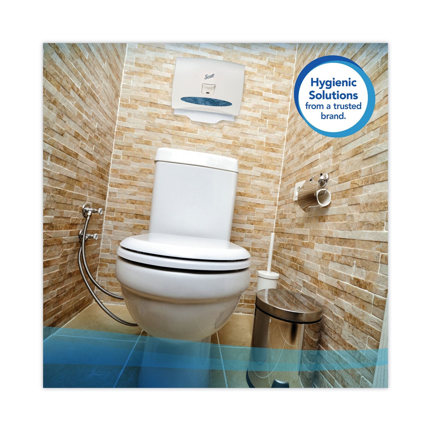 Scott® Personal Seats Sanitary Toilet Seat Covers, 15 X 18, White, 125/pack, 24 Packs/carton
