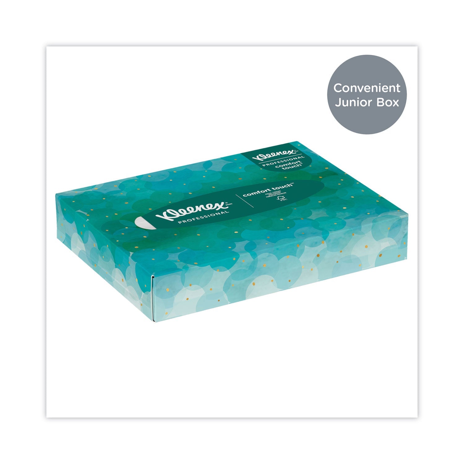 Kleenex® White Facial Tissue Junior Pack, 2-Ply, 48 Sheets/Box, 64 Boxes/Carton