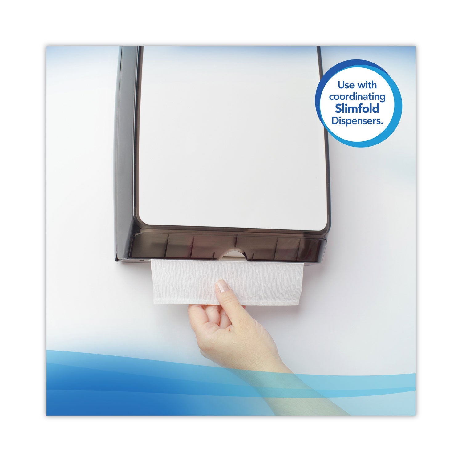 Scott® Slimfold Towels, 1-Ply, 7.5 x 11.6, White, 90/Pack, 24 Packs/Carton