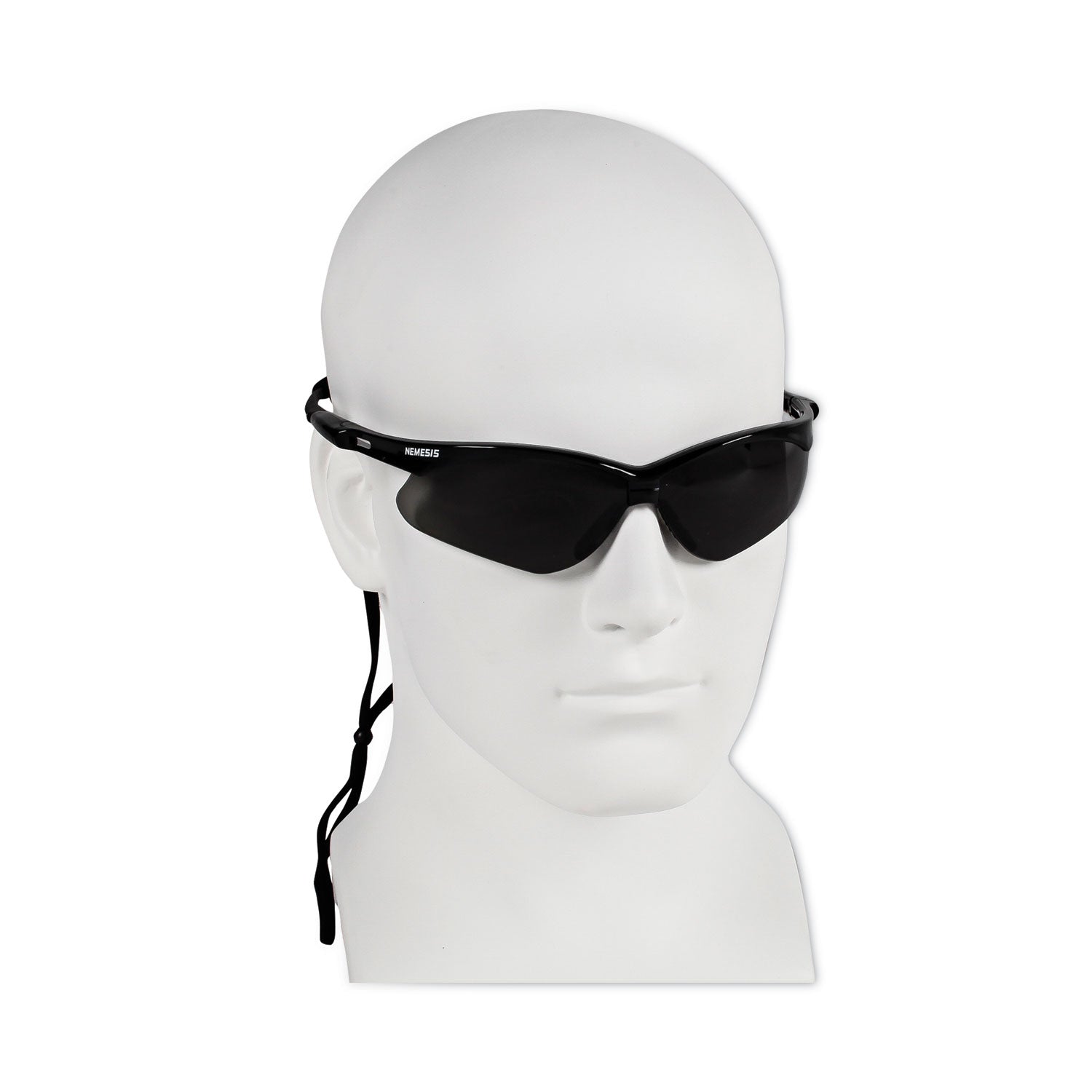 KleenGuard™ V30 Nemesis Safety Glasses, Black Frame, Smoke Anti-Fog Lens