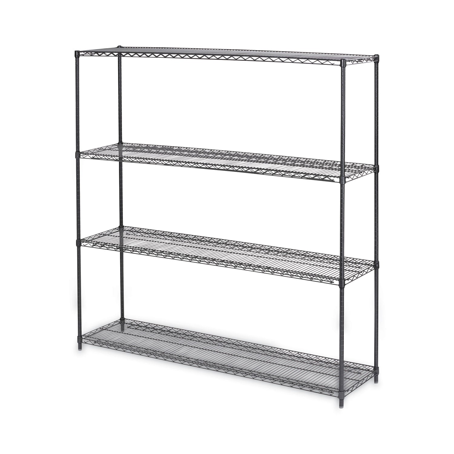BA Plus Wire Shelving Kit | 4-Shelf, 72x18x72