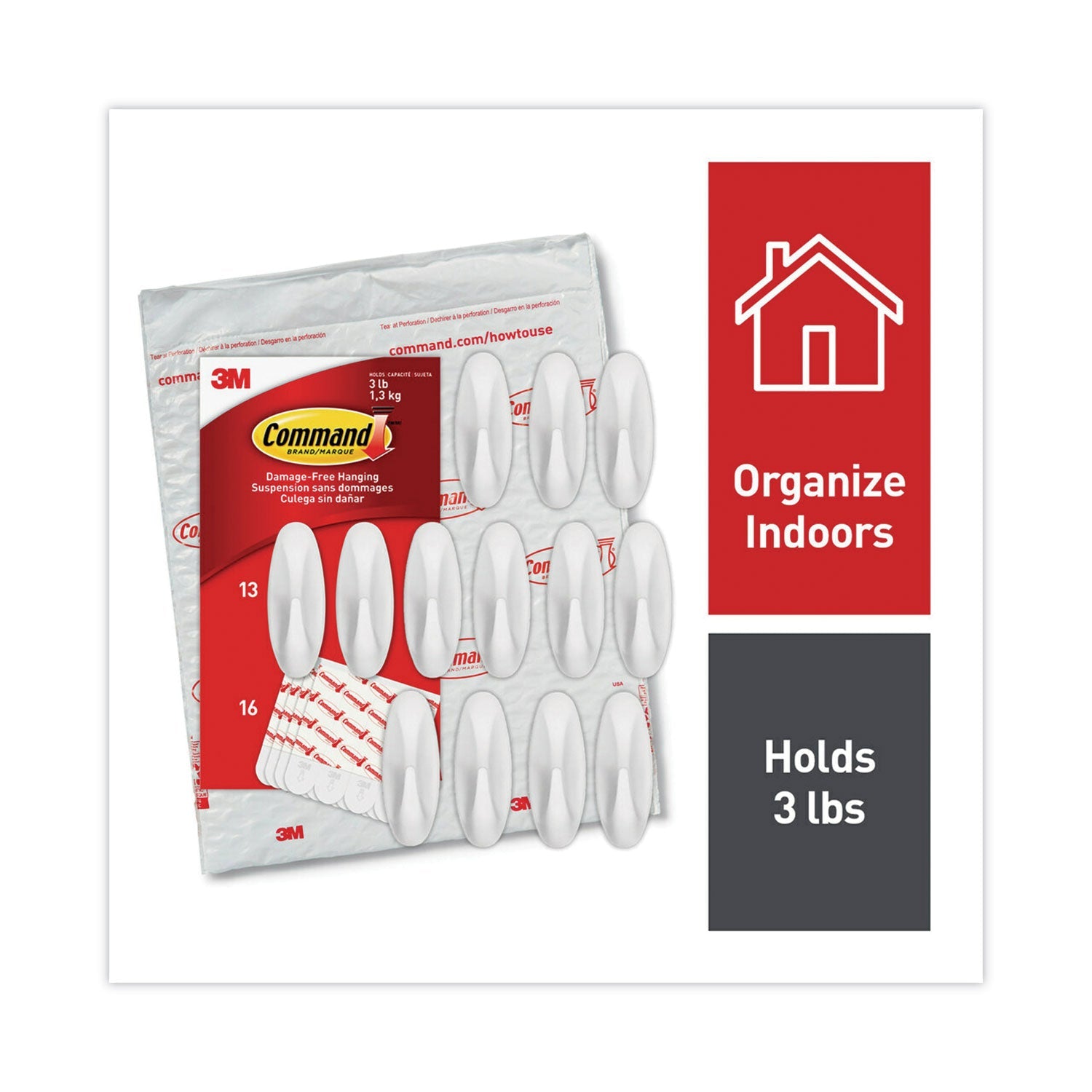 Command Medium Designer Hooks | 13-Pack