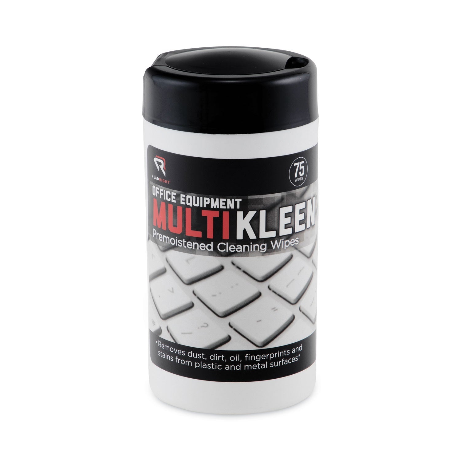 MultiKleen Office Equipment Wipes | 75/Tub, Read Right®