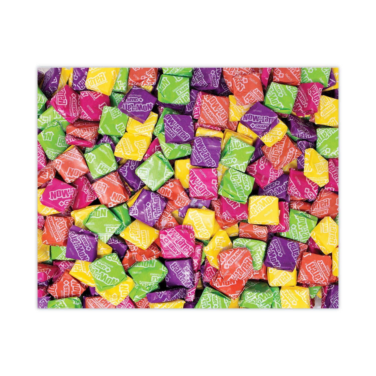 Now and Later® Mixed Fruit Chews, Assorted Flavors, 60 oz Tub, 365 Pieces - Bloom Skins