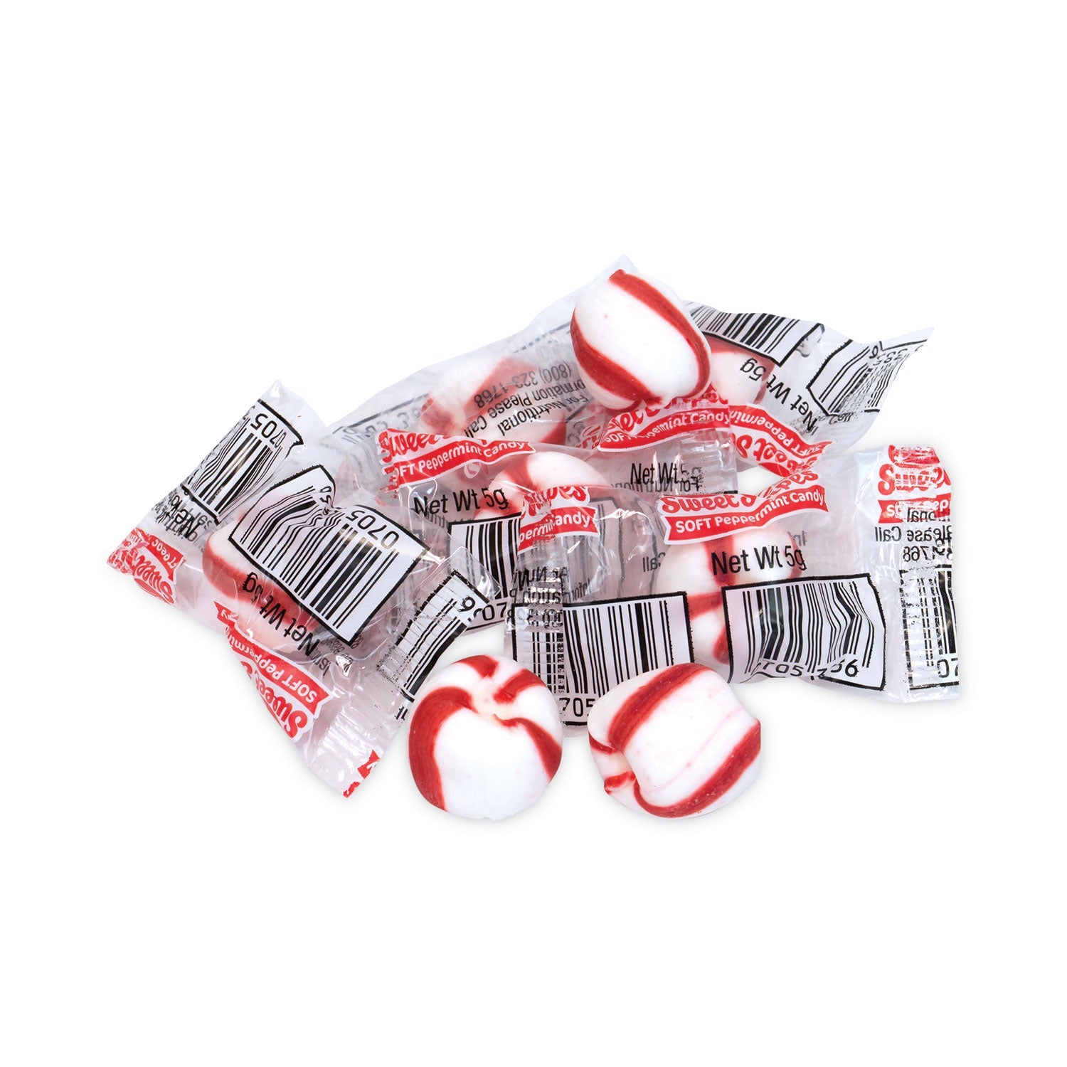 Ferrara® Bobs Sweet Stripes Soft Candy, Peppermint, 28 oz Tub