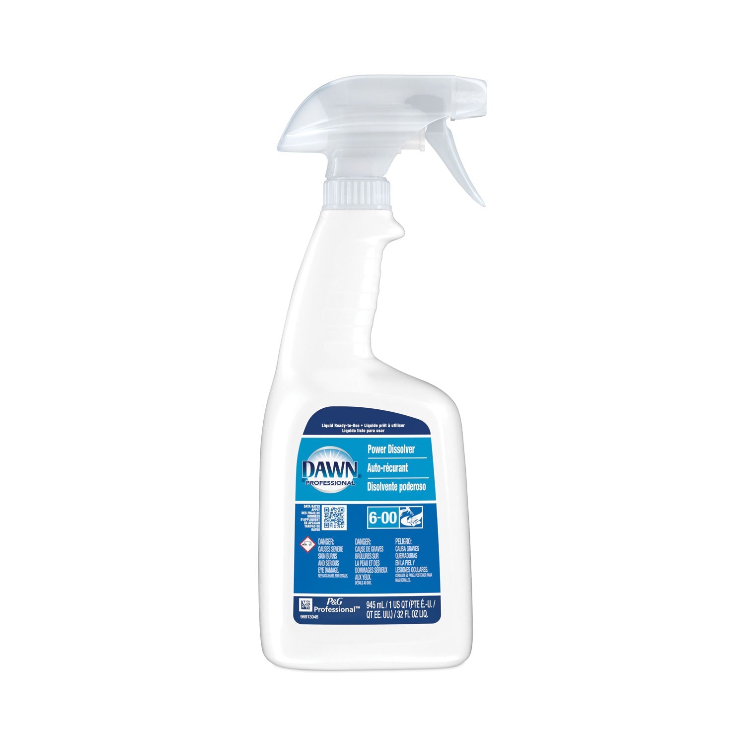 Dawn® Professional Liquid Ready-To-Use Grease Fighting Power Dissolver Spray, 32 Oz Spray Bottle, 6/carton