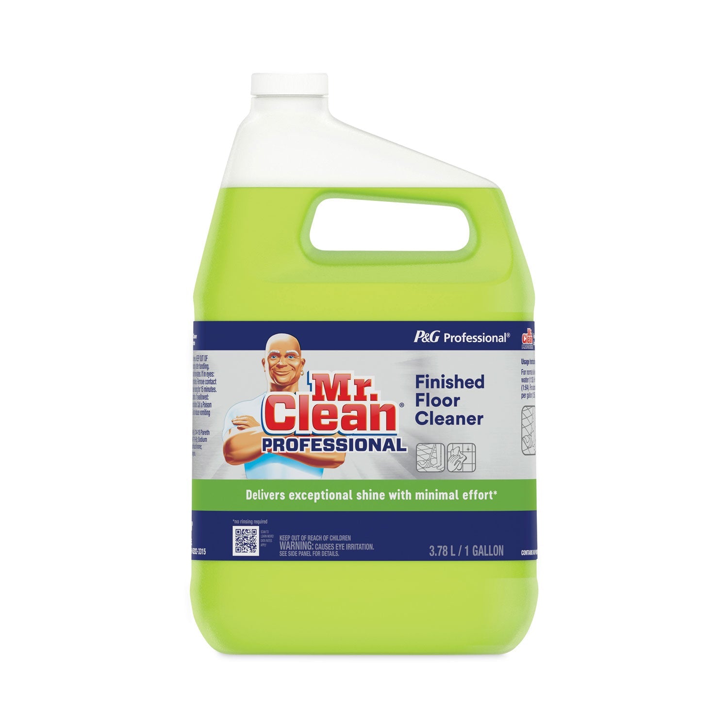 Mr. Clean® Finished Floor Cleaner, Lemon Scent, 1 Gal Bottle, 3/carton