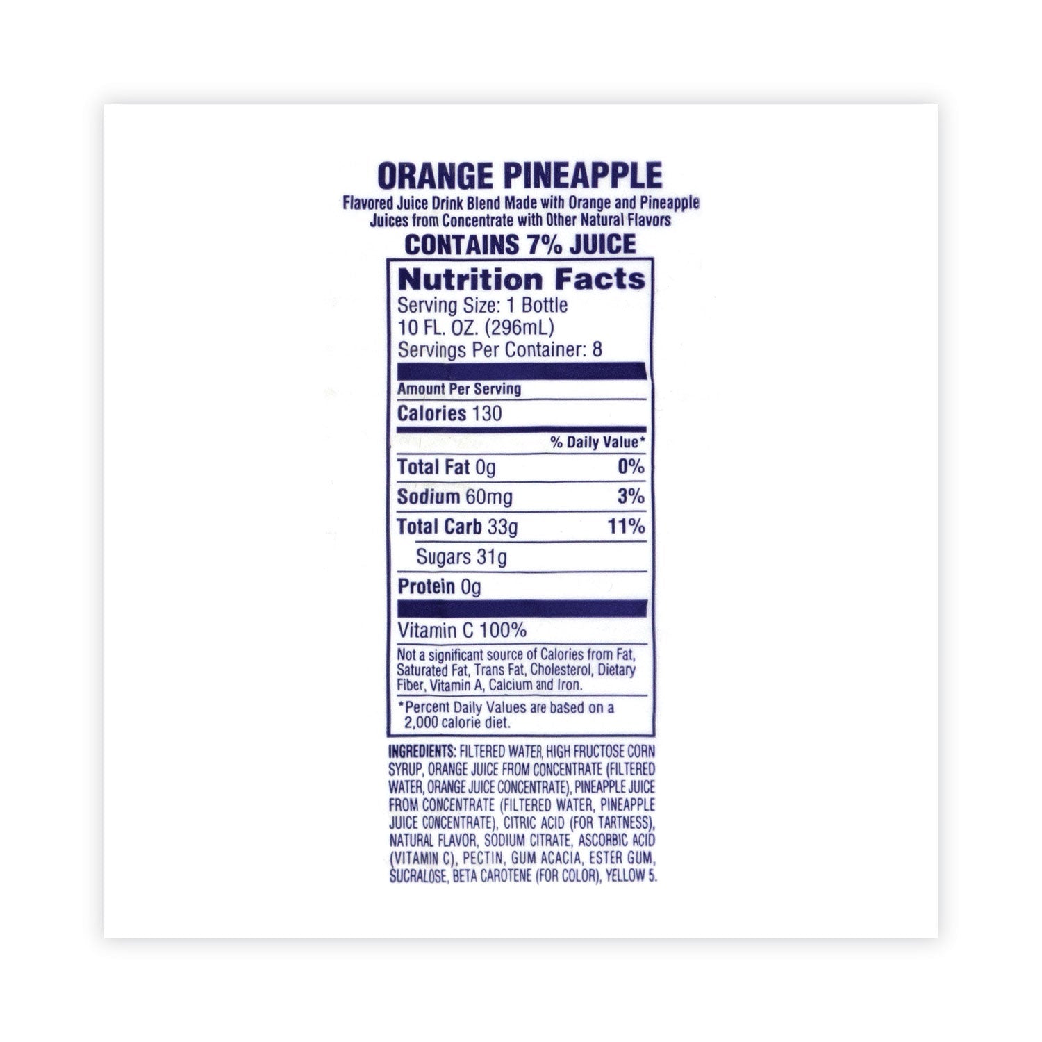 Welch's® Fruit Juice Variety Pack, Fruit Punch, Grape, and Orange Pineapple, 10 oz Bottles, 24/Carton
