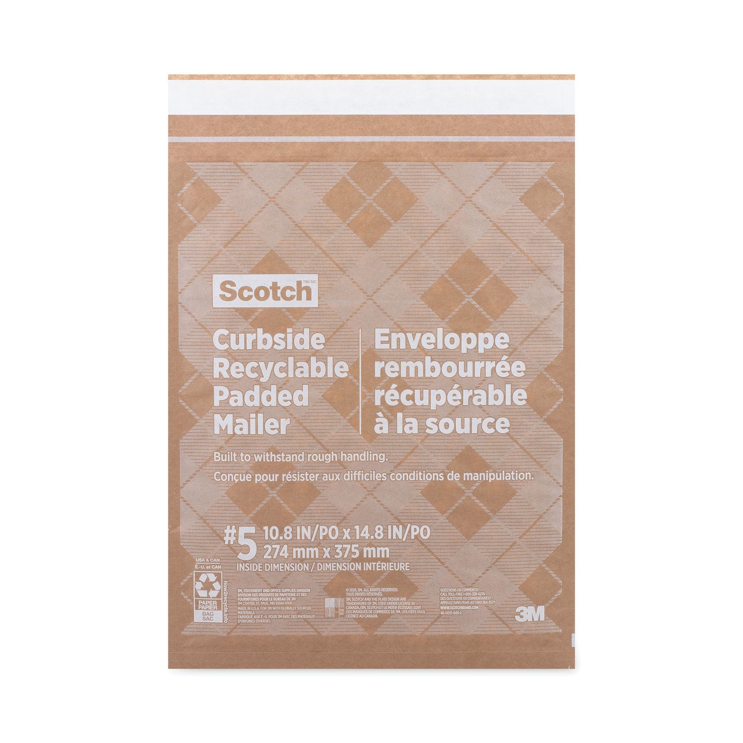 Scotch™ Recyclable Padded Mailer | #5 Size