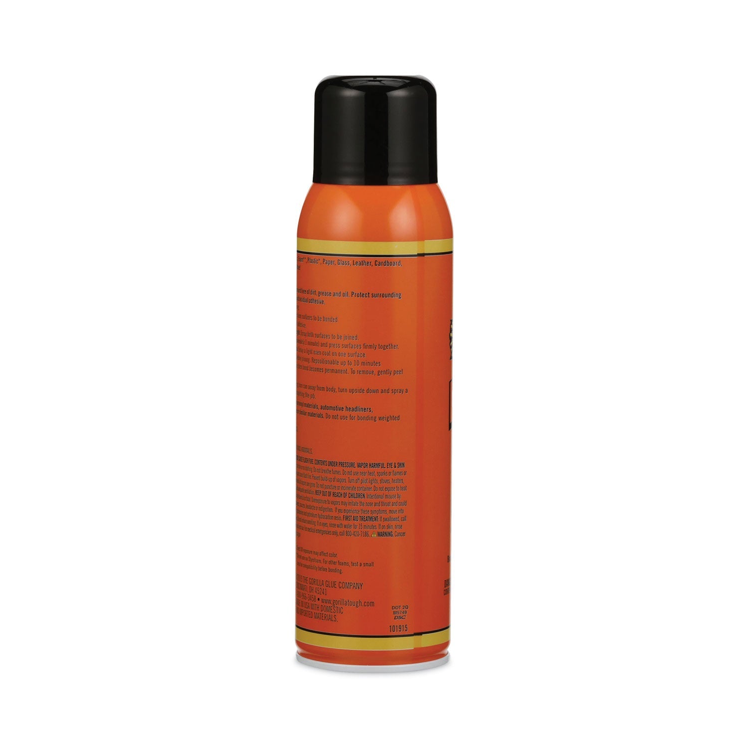 Gorilla® Spray Adhesive, 14 oz, Dries Clear