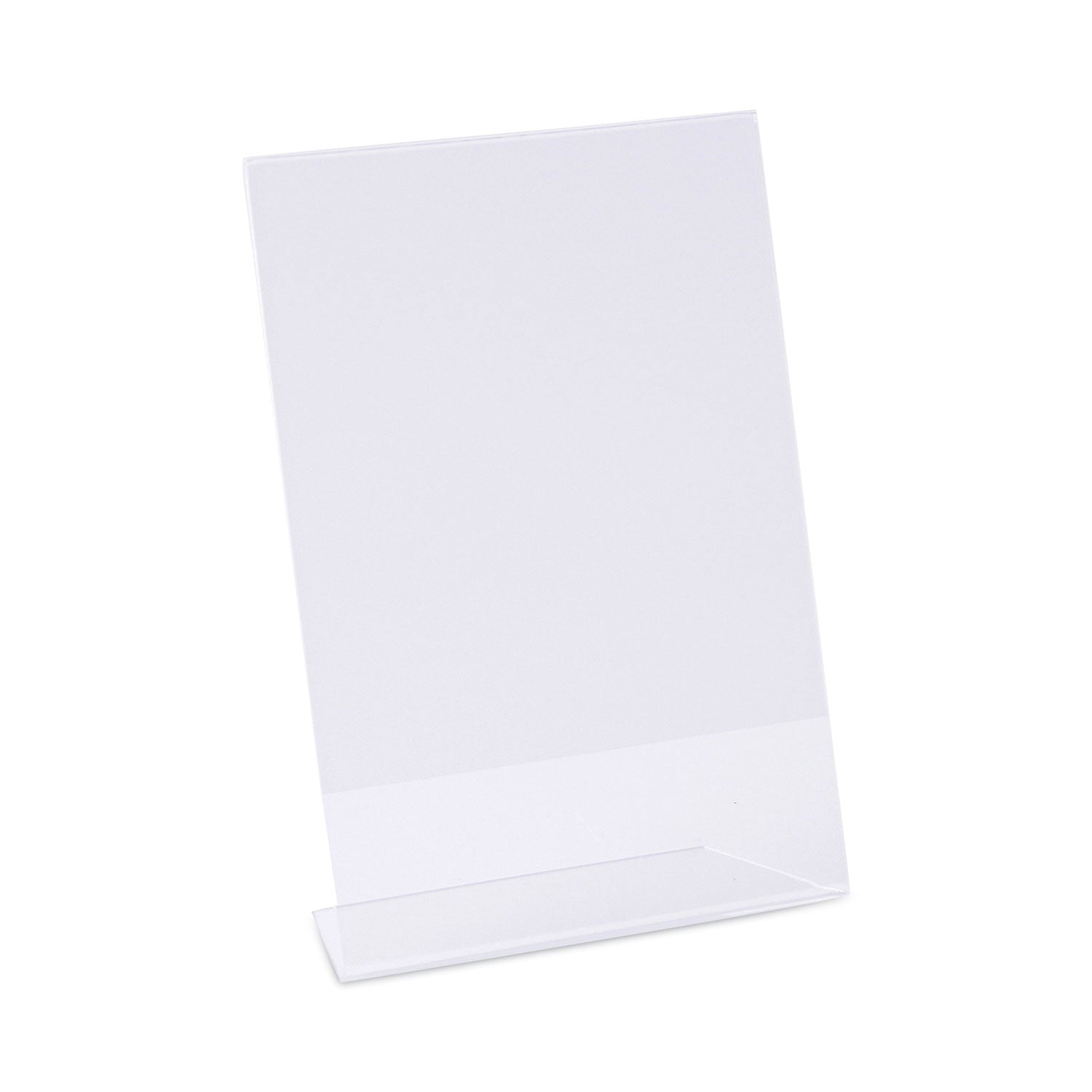 Universal® Clear L-Style Freestanding Frame, 5 X 7 Insert, 3/pack